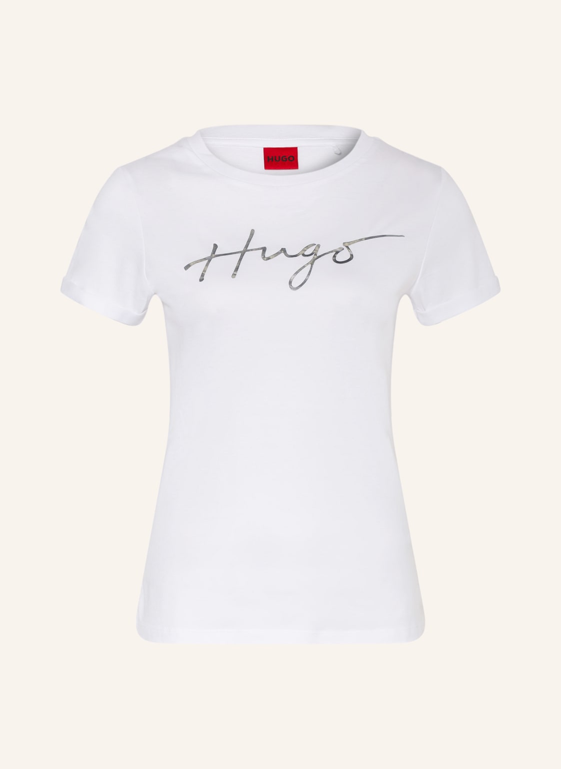 Image of Hugo T-Shirt Slim Tee 2 weiss
