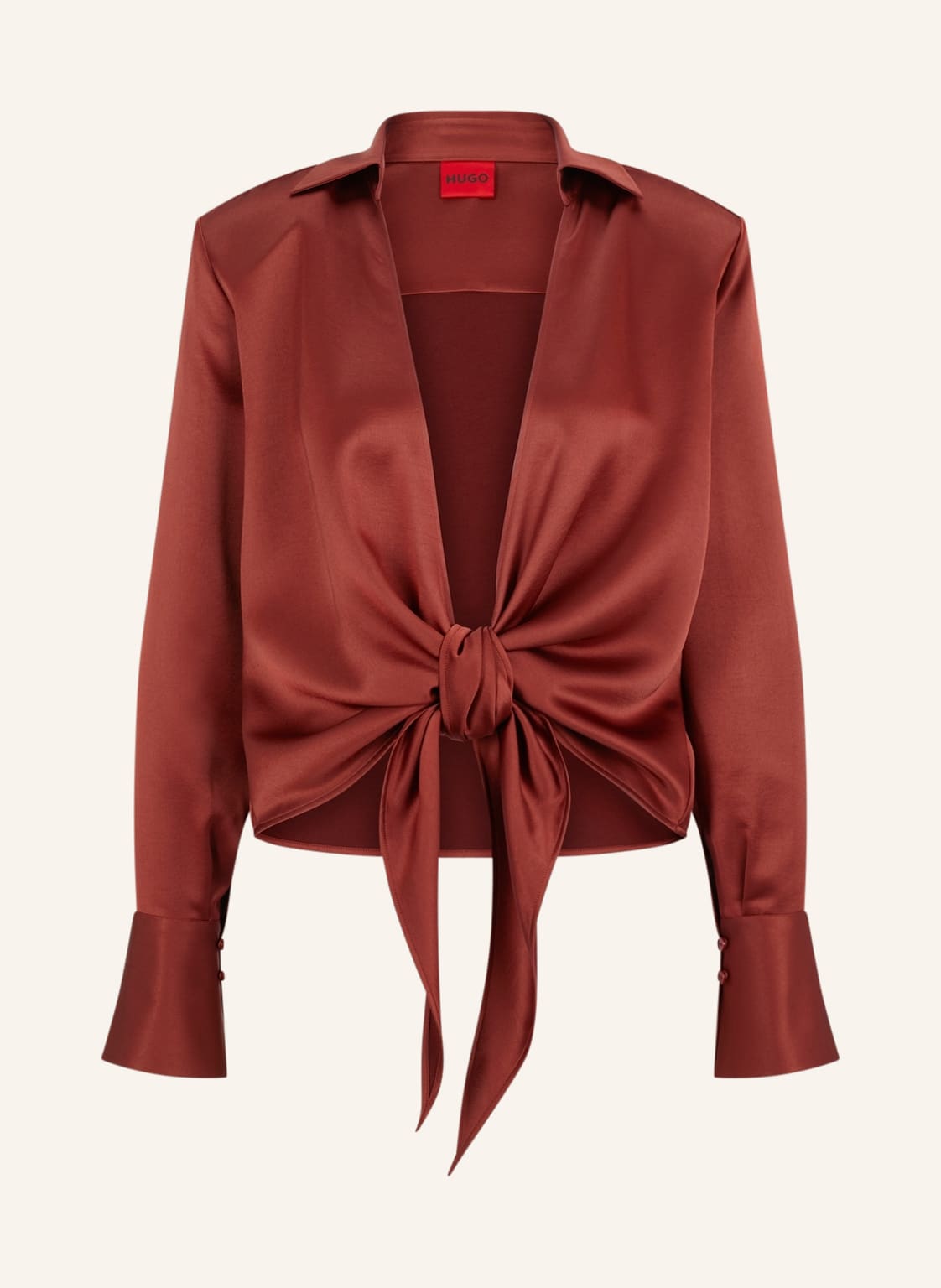 Image of Hugo Satinbluse Eke rot