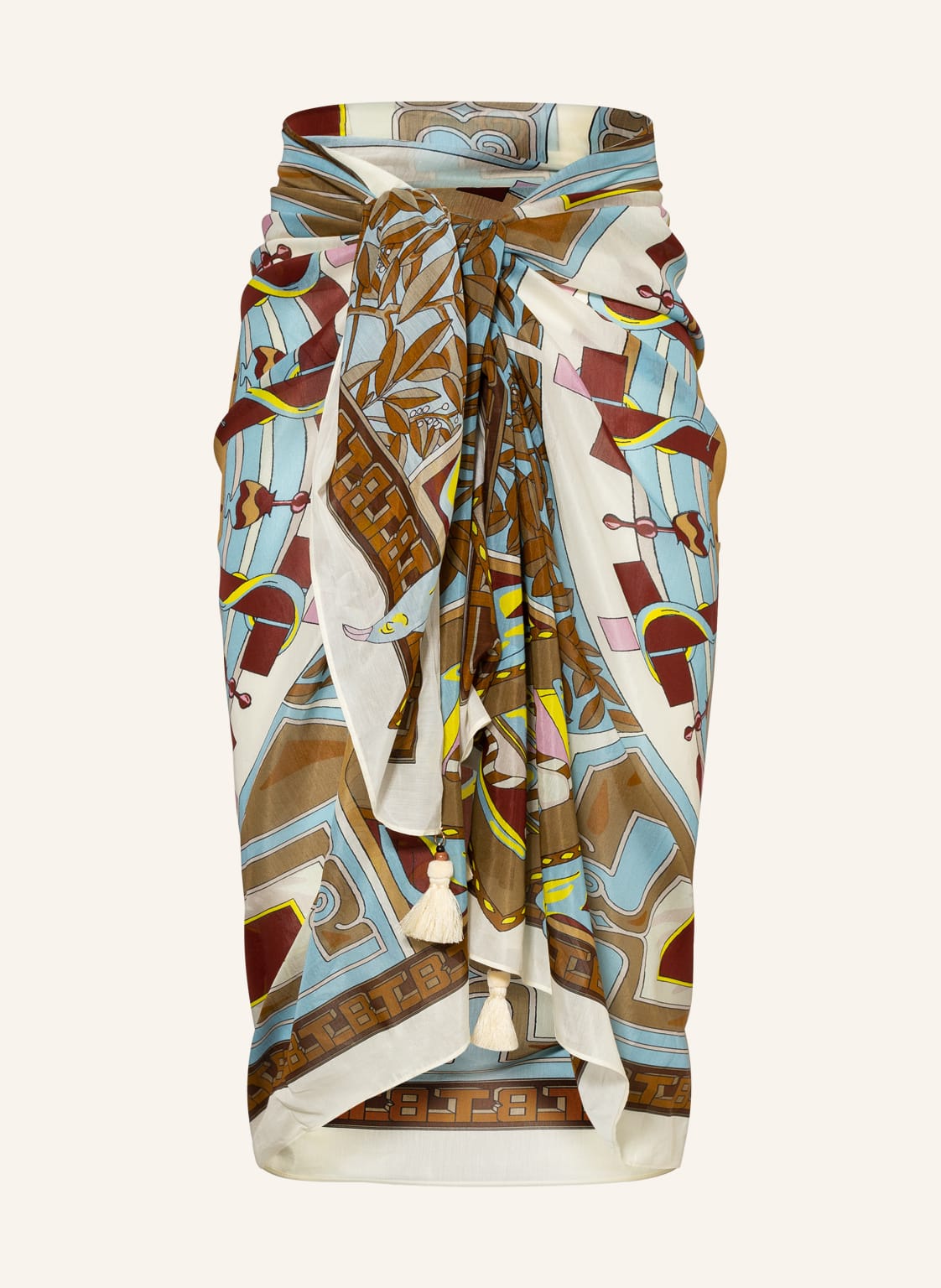 Image of Tory Burch Pareo Mit Seide braun