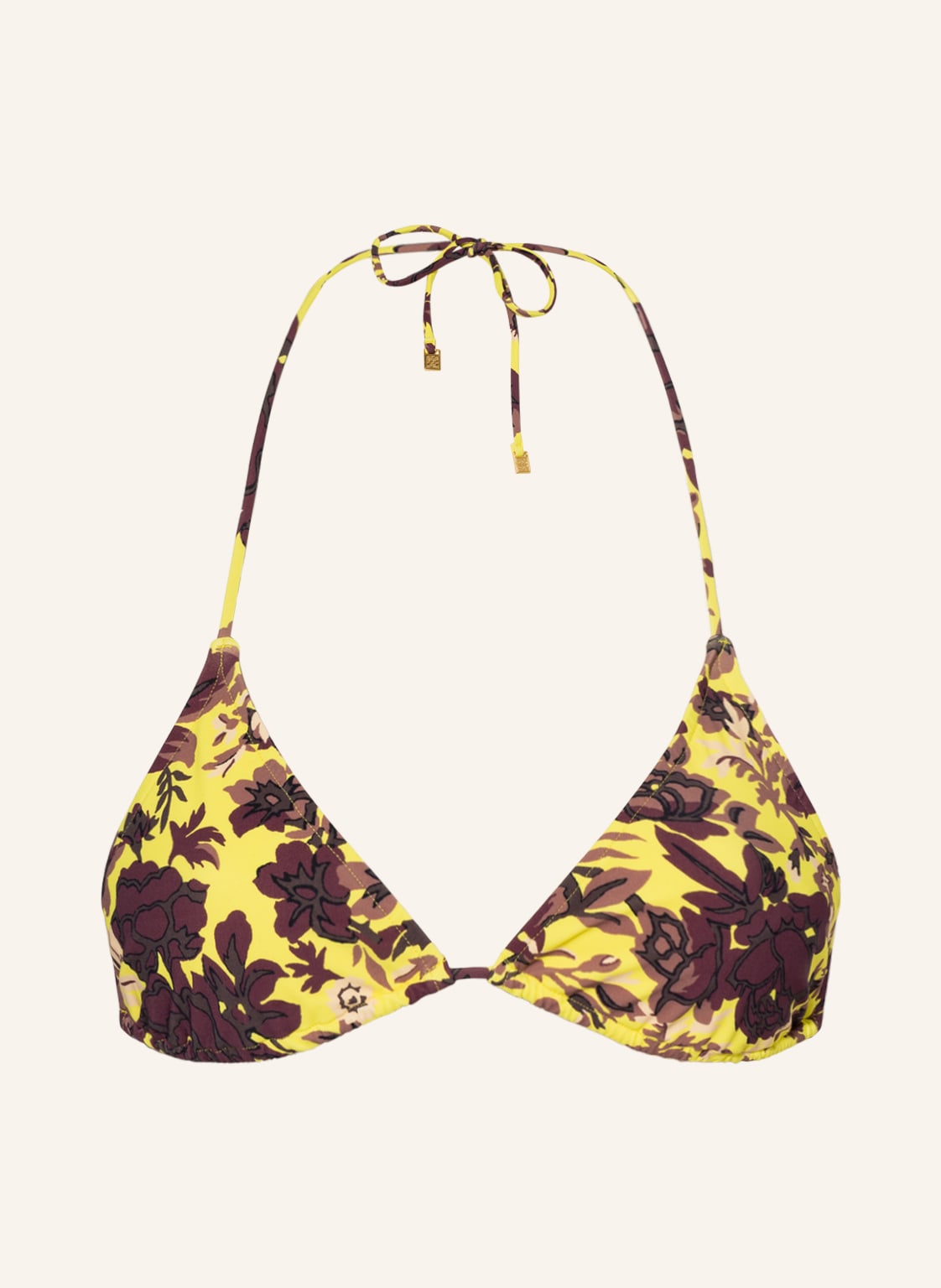 Image of Tory Burch Triangel-Bikini-Top Mit Uv-Schutz 50+ schwarz