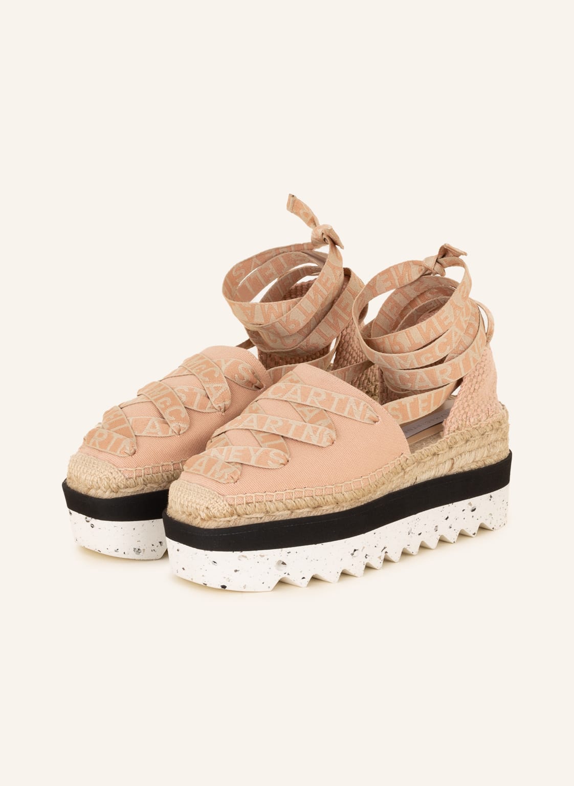 Image of Stella Mccartney Plateau-Espadrilles Gaia beige