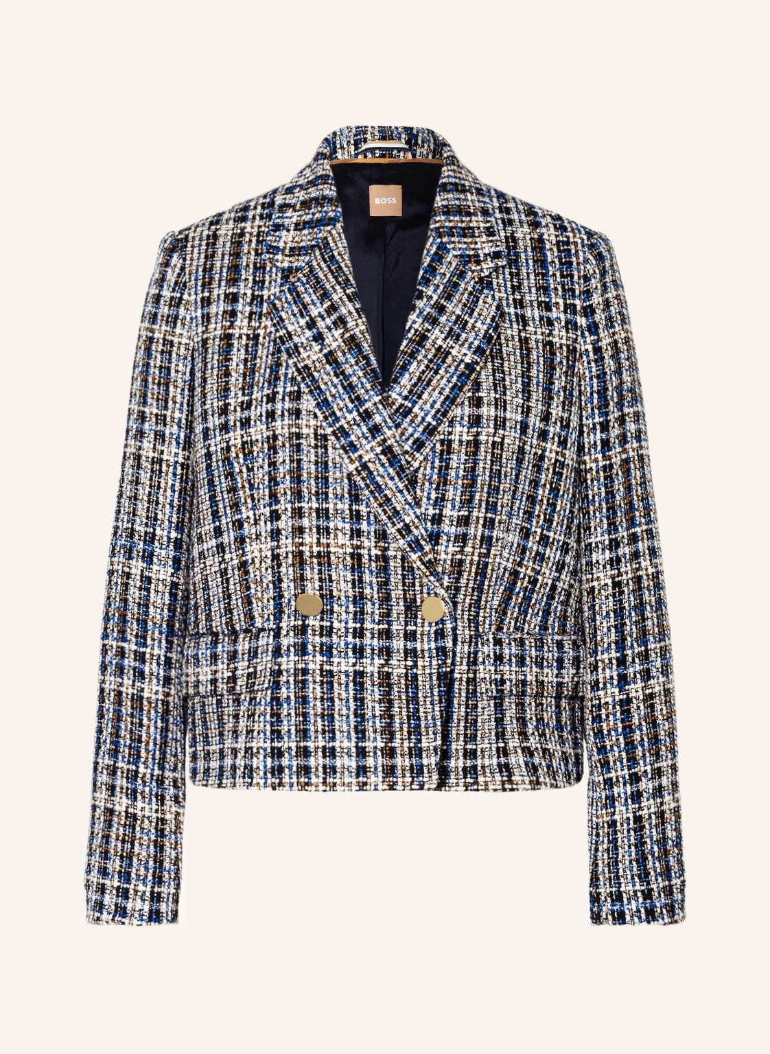 Image of Boss Tweed-Blazer Jokasa blau