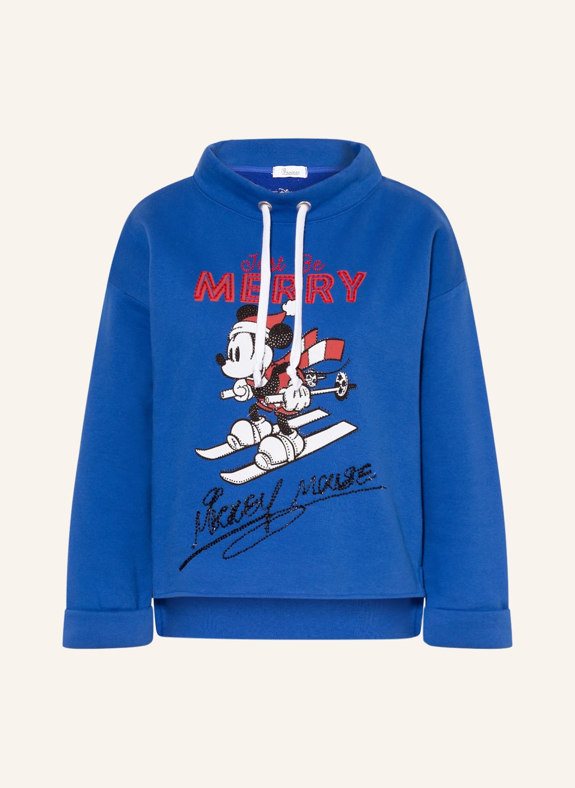 Image of Princess Goes Hollywood Sweatshirt Mit Schmucksteinen blau