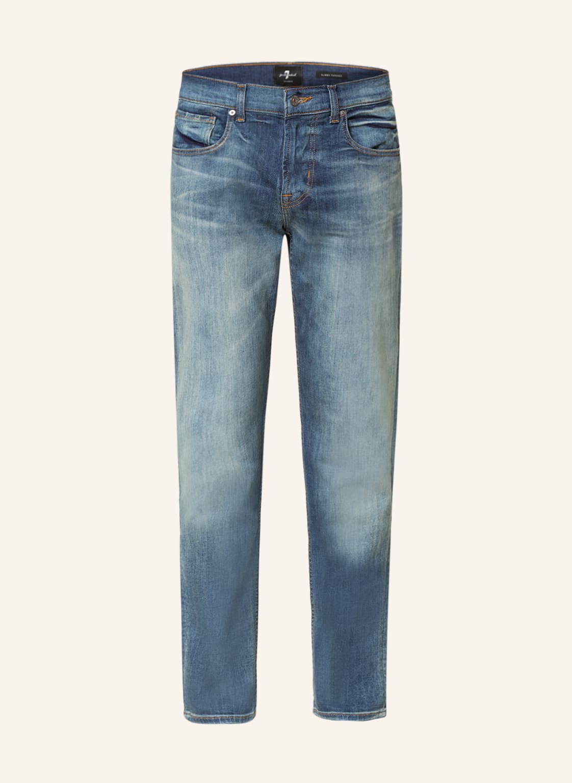 Image of 7 For All Mankind Jeans Slimmy Tapered Fit blau