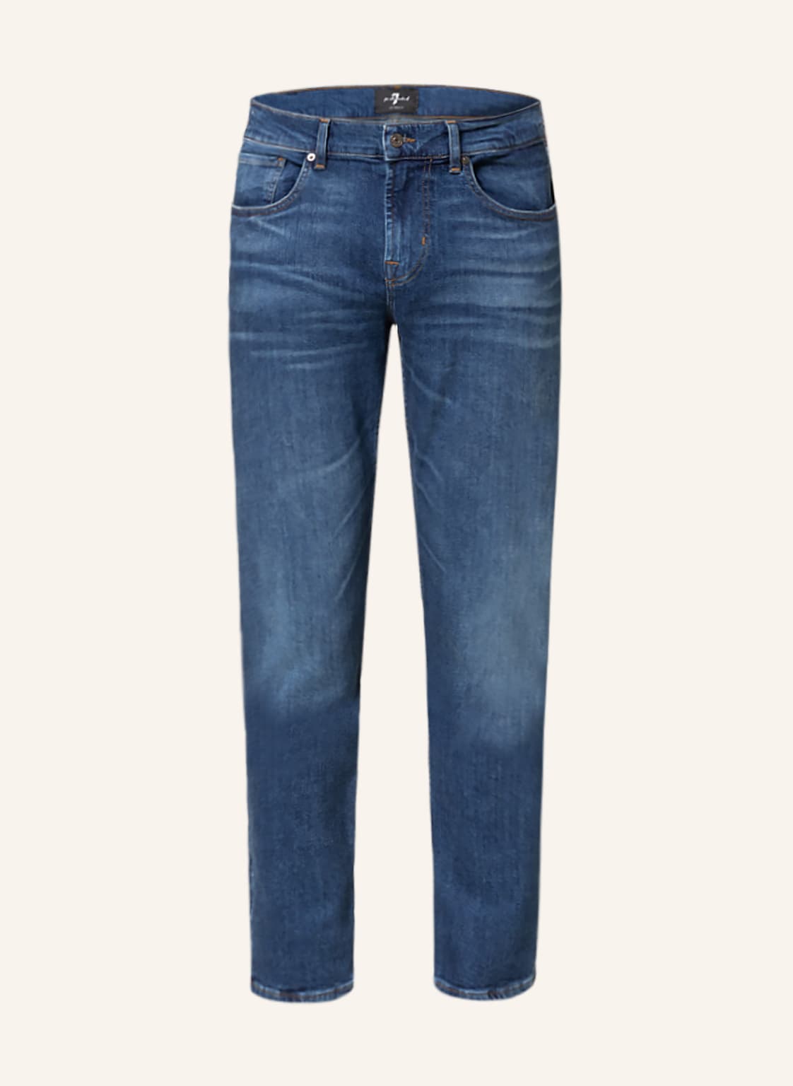 Image of 7 For All Mankind Jeans Tapered Fit blau