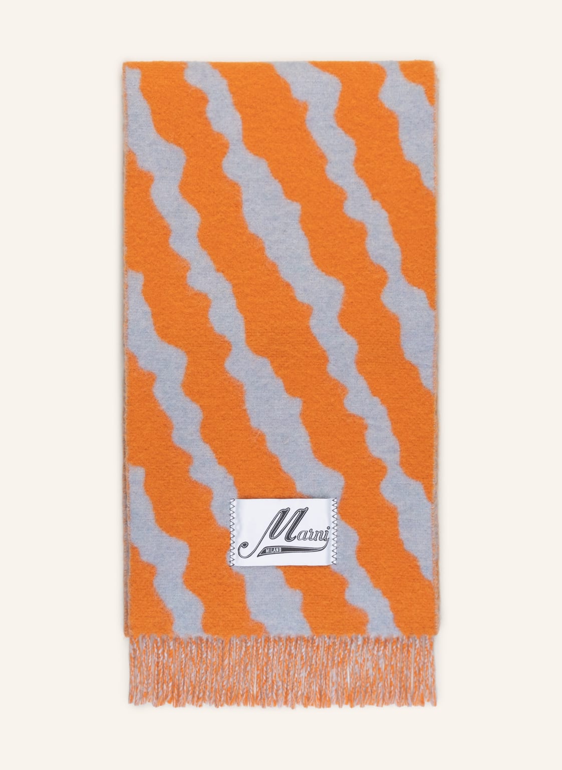 Image of Marni Schal Mit Alpaka orange