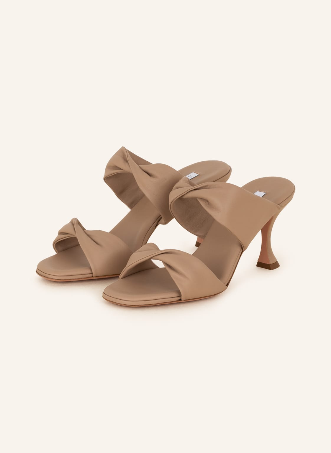 Image of Aquazzura Mules Twist beige