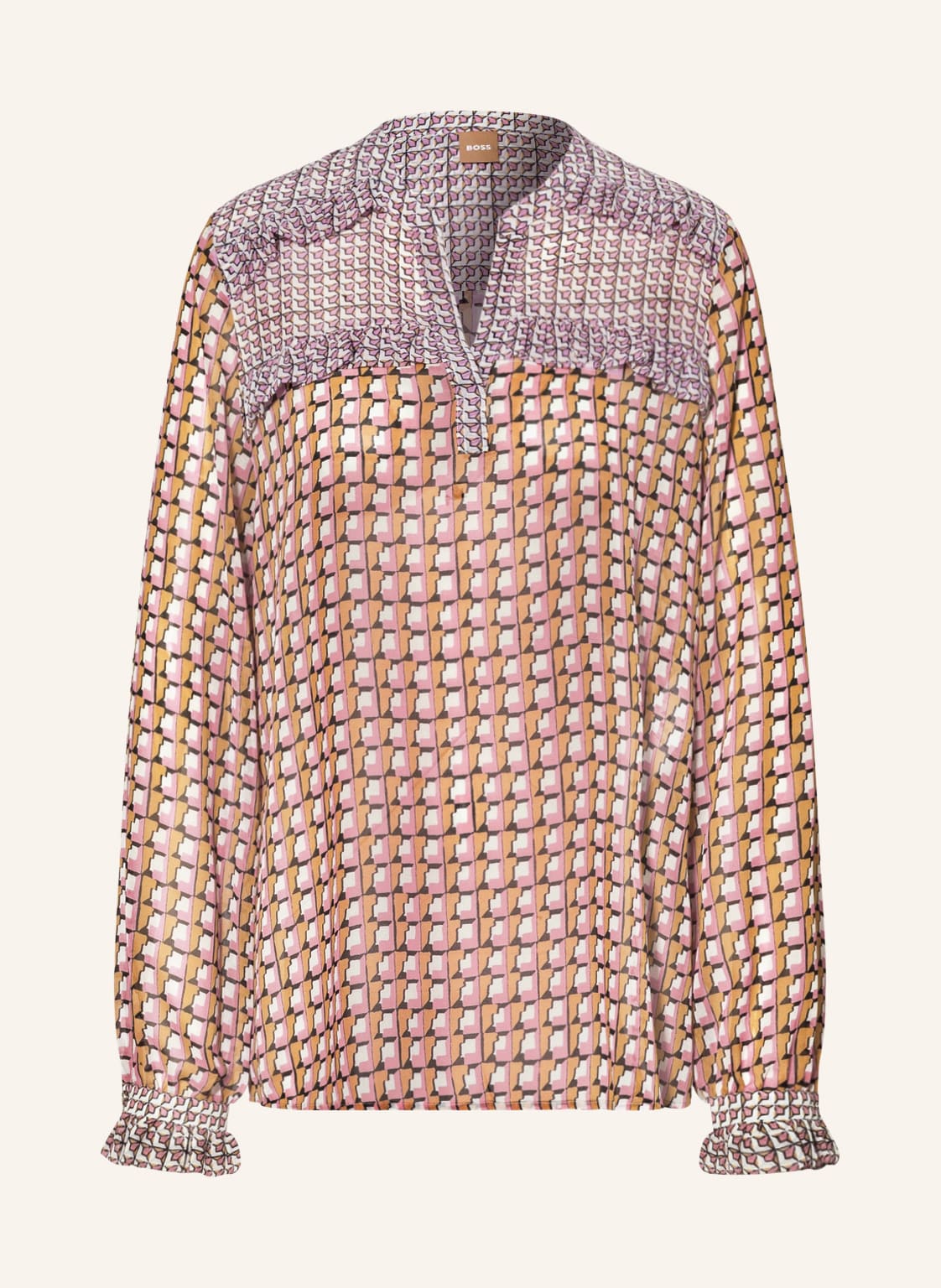 Image of Boss Blusenshirt Iuffi rosa