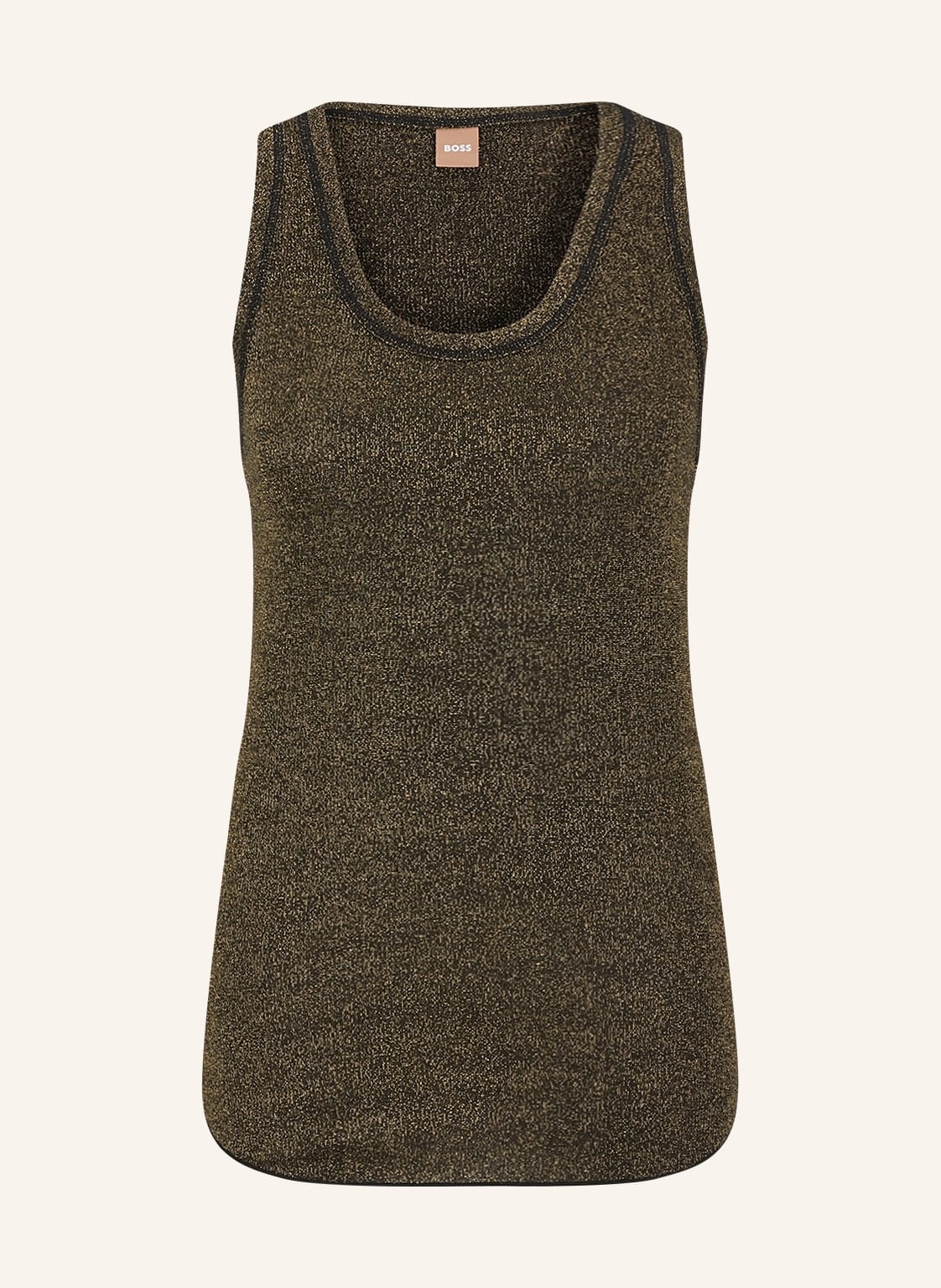 Image of Boss Top Eluxa Mit Glitzergarn schwarz