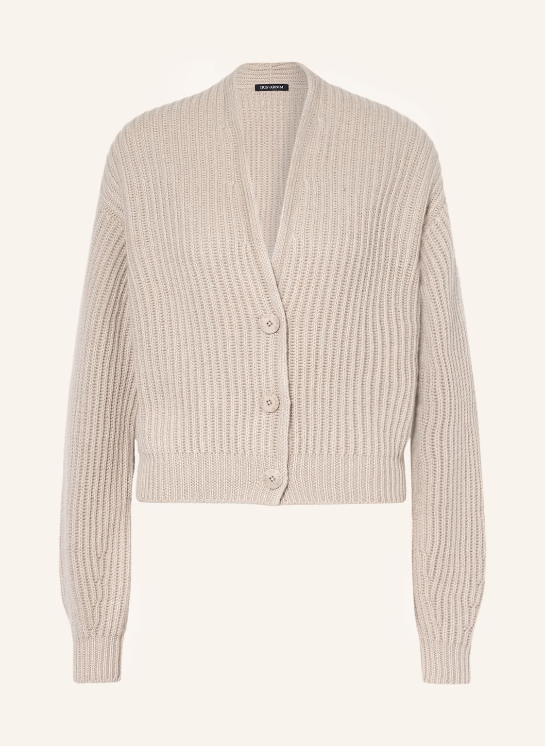 Image of Iris Von Arnim Strickjacke Aus Cashmere beige