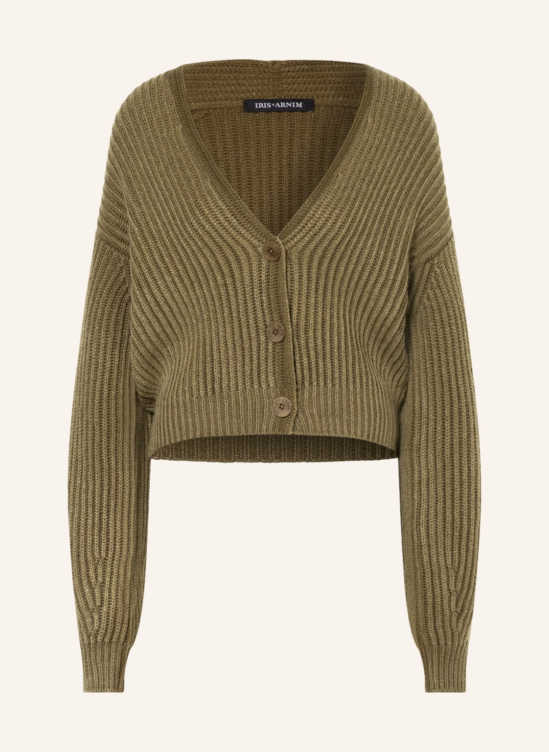 Image of Iris Von Arnim Strickjacke Aus Cashmere gruen