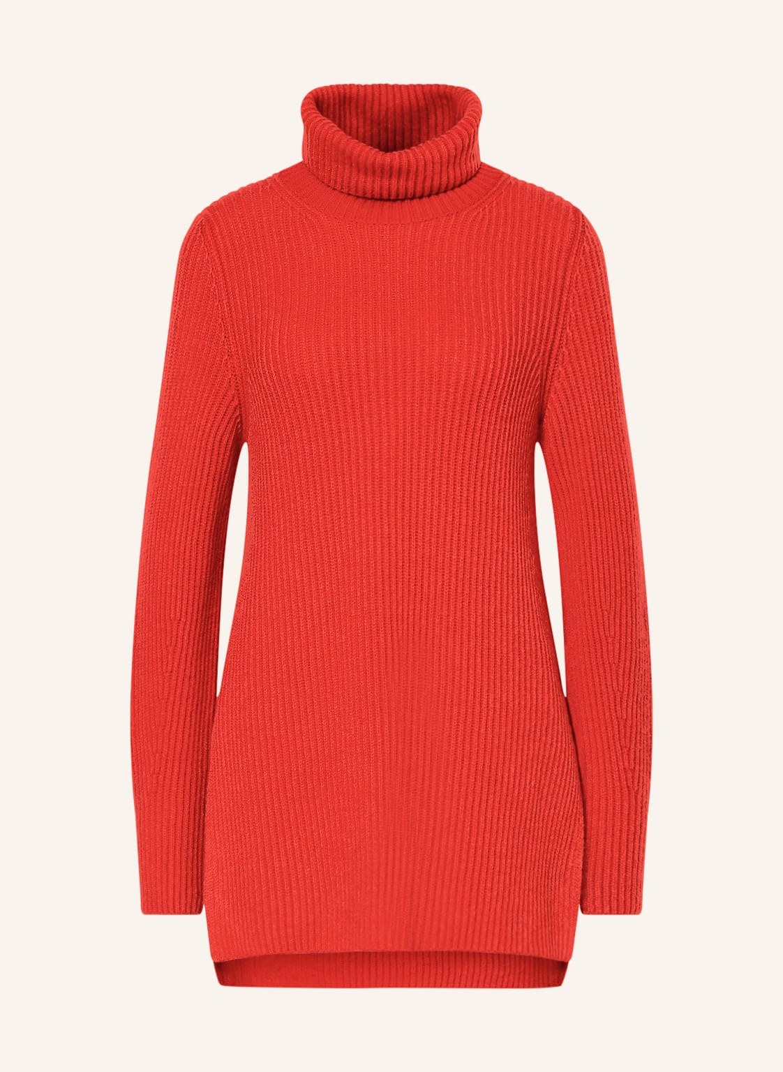 Image of Iris Von Arnim Rollkragenpullover Aus Cashmere rot