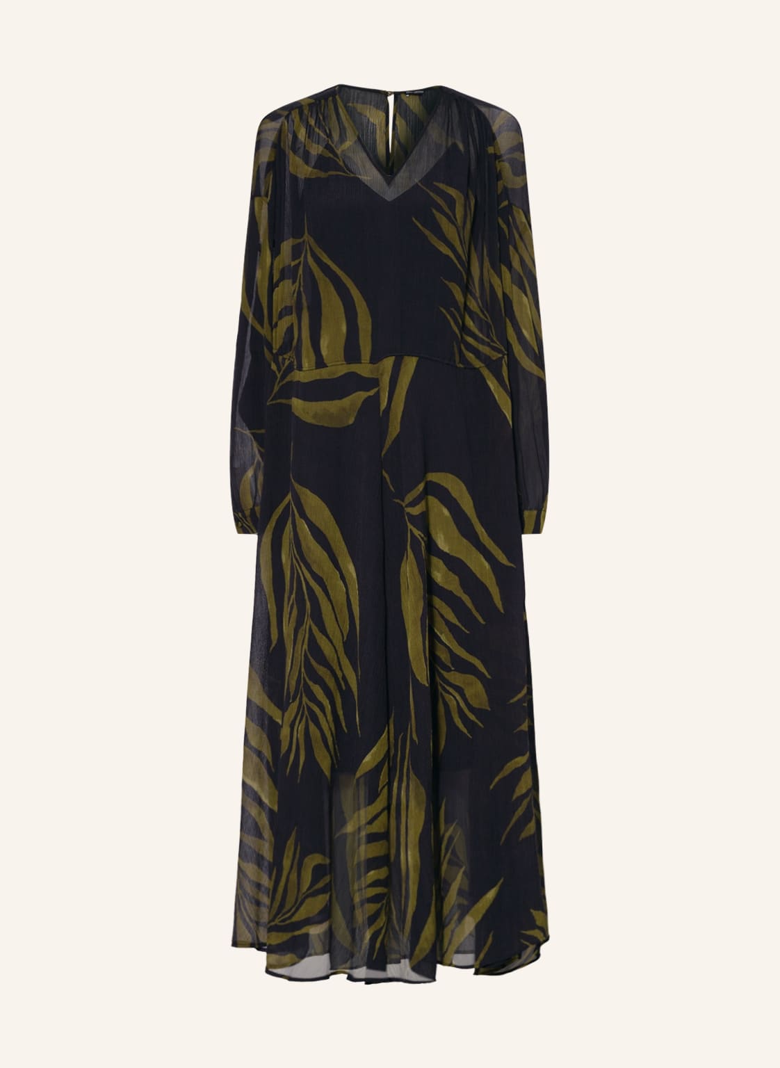 Image of Iris Von Arnim Plisseekleid Faraya Mit Seide blau