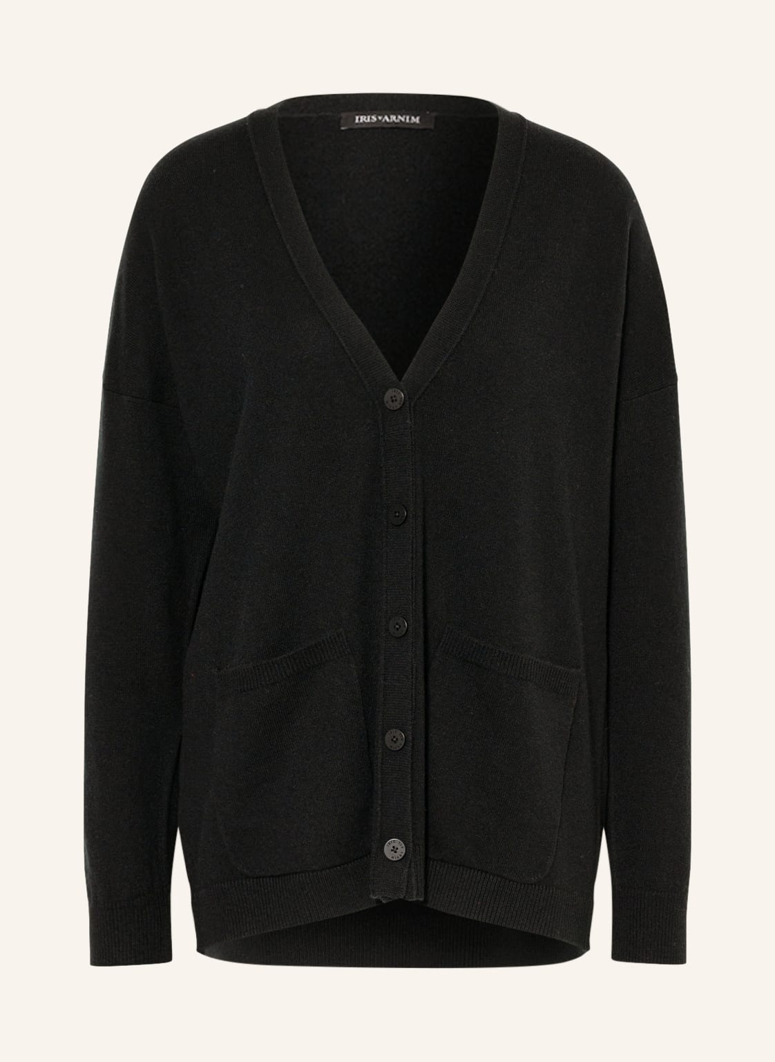 Image of Iris Von Arnim Strickjacke Aus Cashmere schwarz
