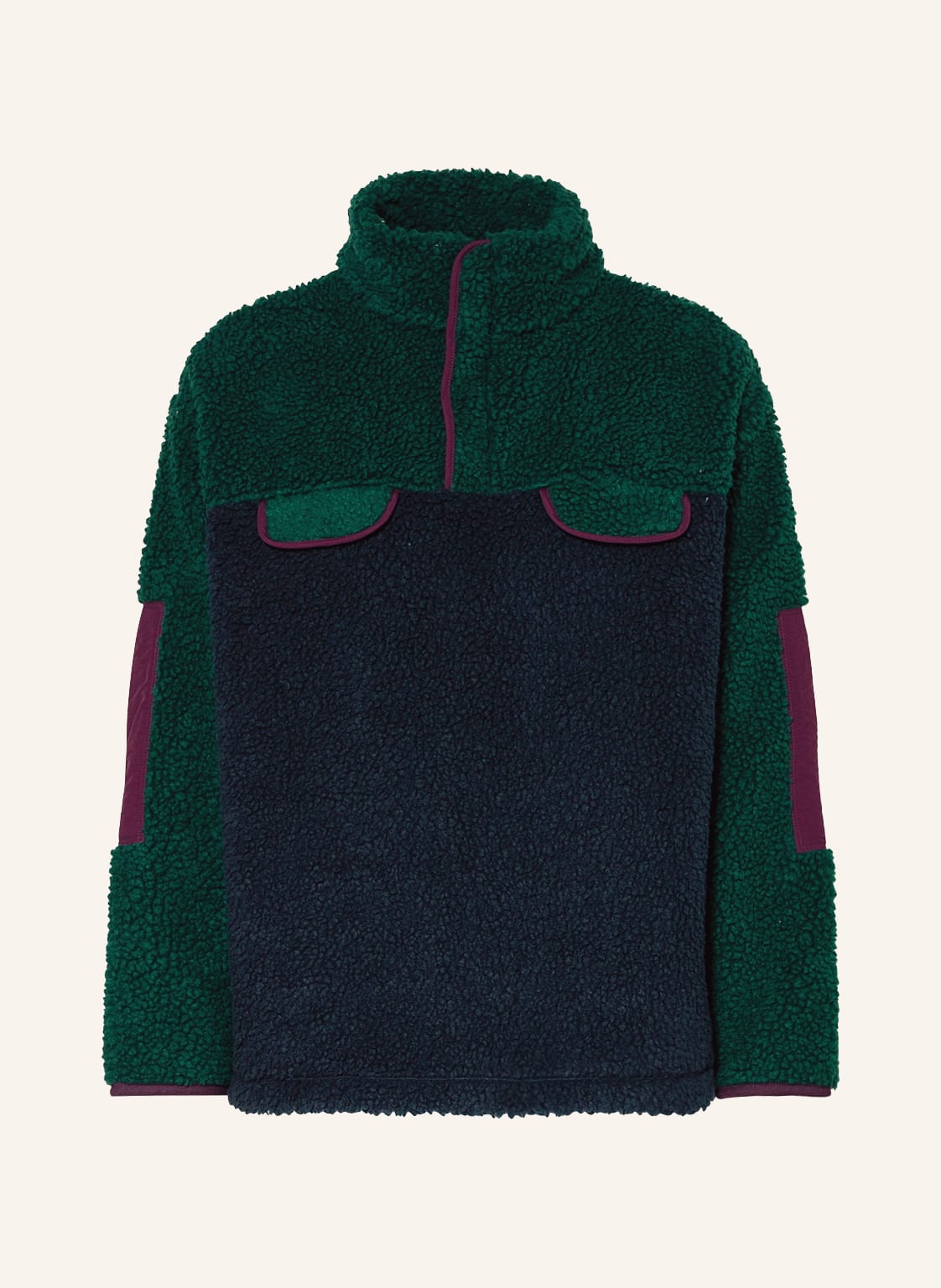 Image of Levi's® Troyer Montana Im Materialmix gruen