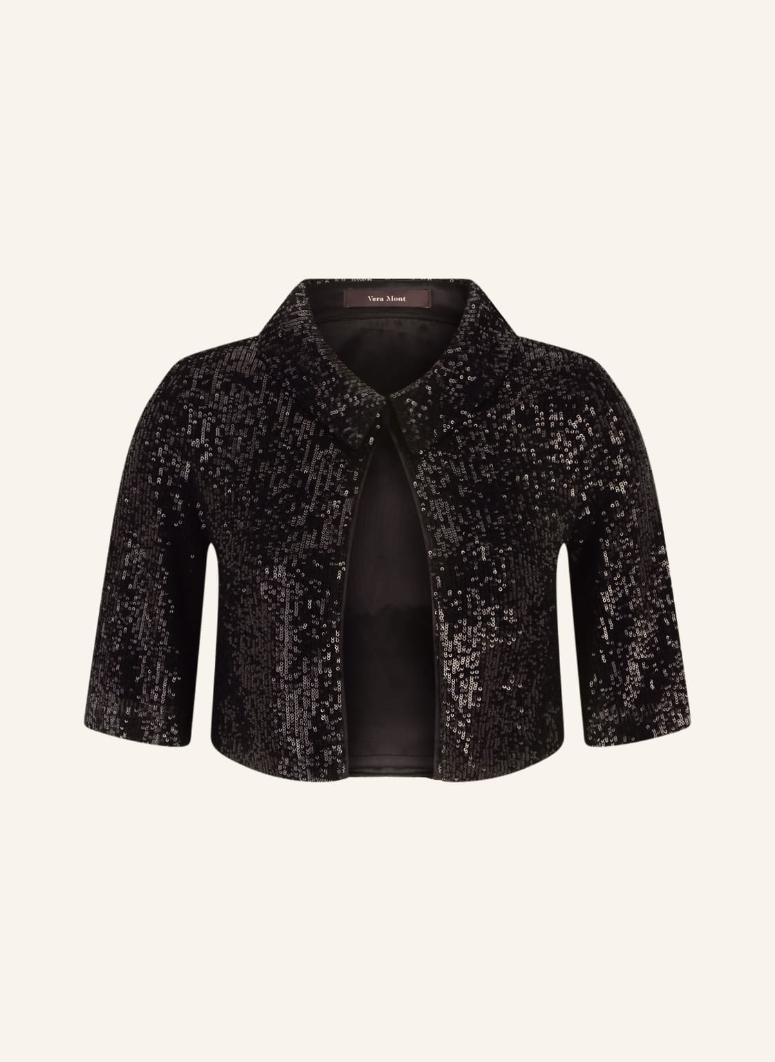 Image of Vera Mont Bolero Mit Pailletten schwarz