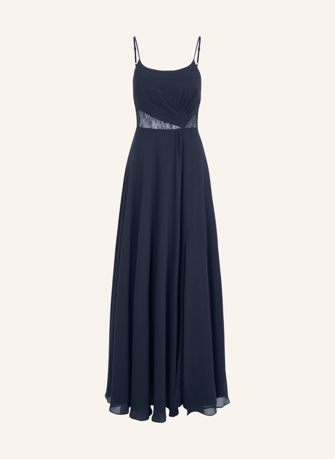 Image of Vm Vera Mont Abendkleid Mit Spitze blau