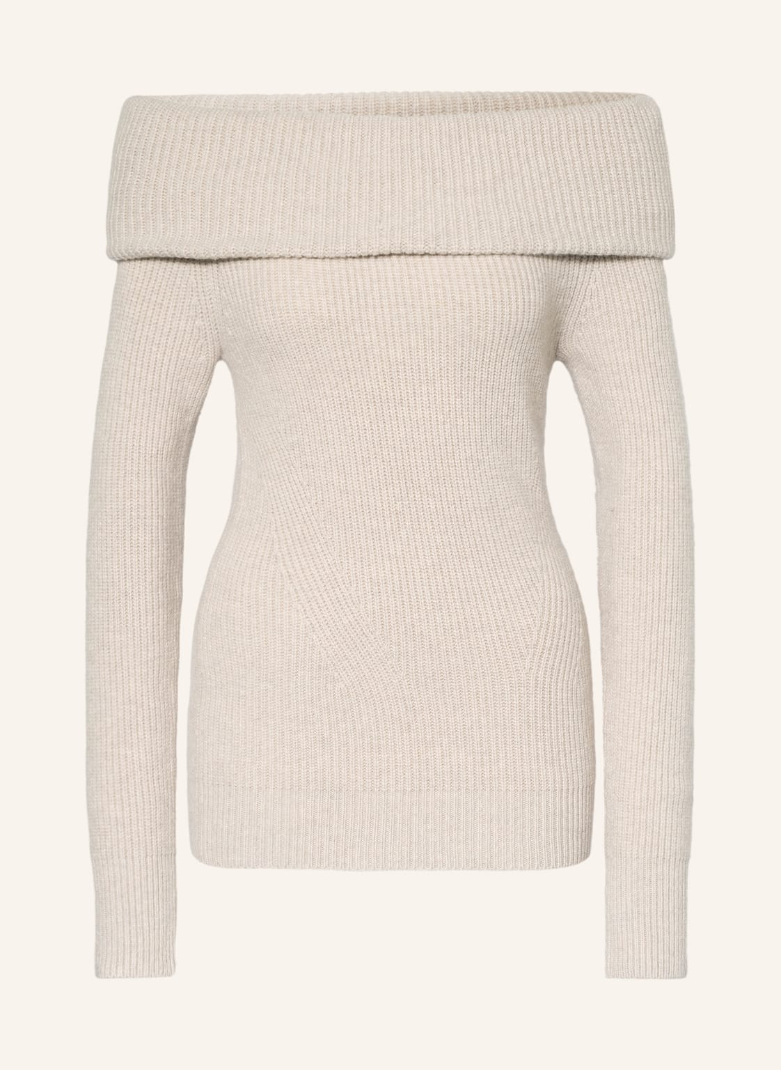 Image of Isabel Marant Off-Shoulder-Pullover Baya Mit Cashmere beige