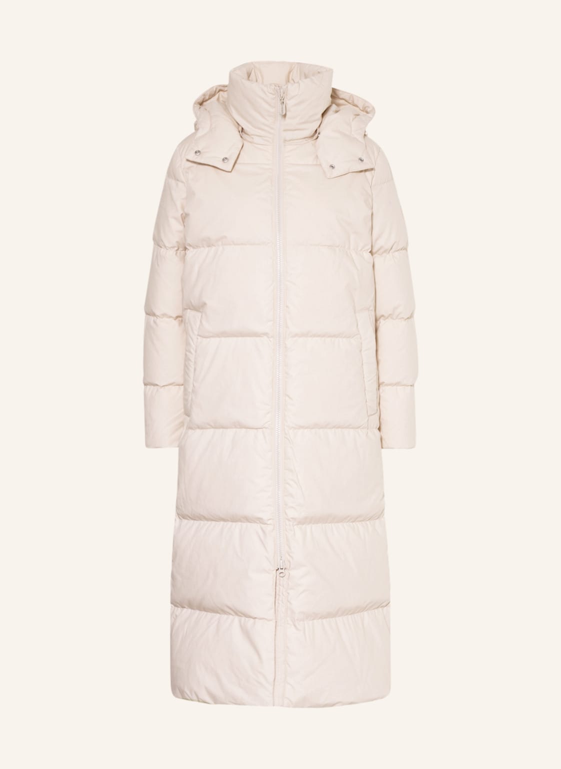 Image of Comma Casual Identity Daunenmantel Mit Abnehmbarer Kapuze beige