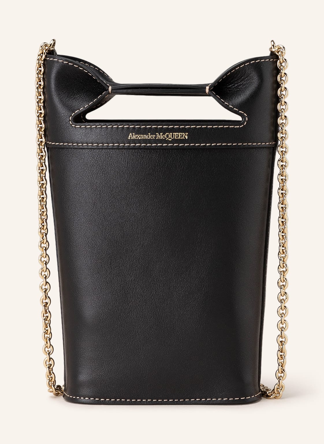 Image of Alexander Mcqueen Umhängetasche The Bow schwarz