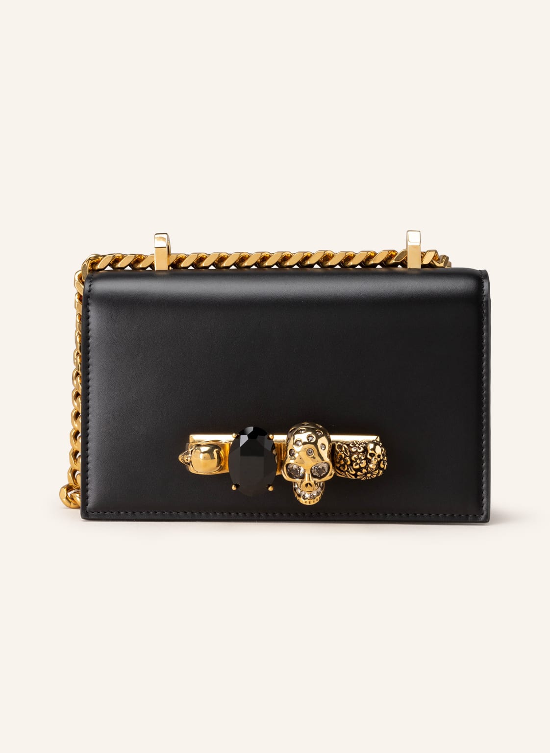 Image of Alexander Mcqueen Umhängetasche Mini Jewell Satchel schwarz