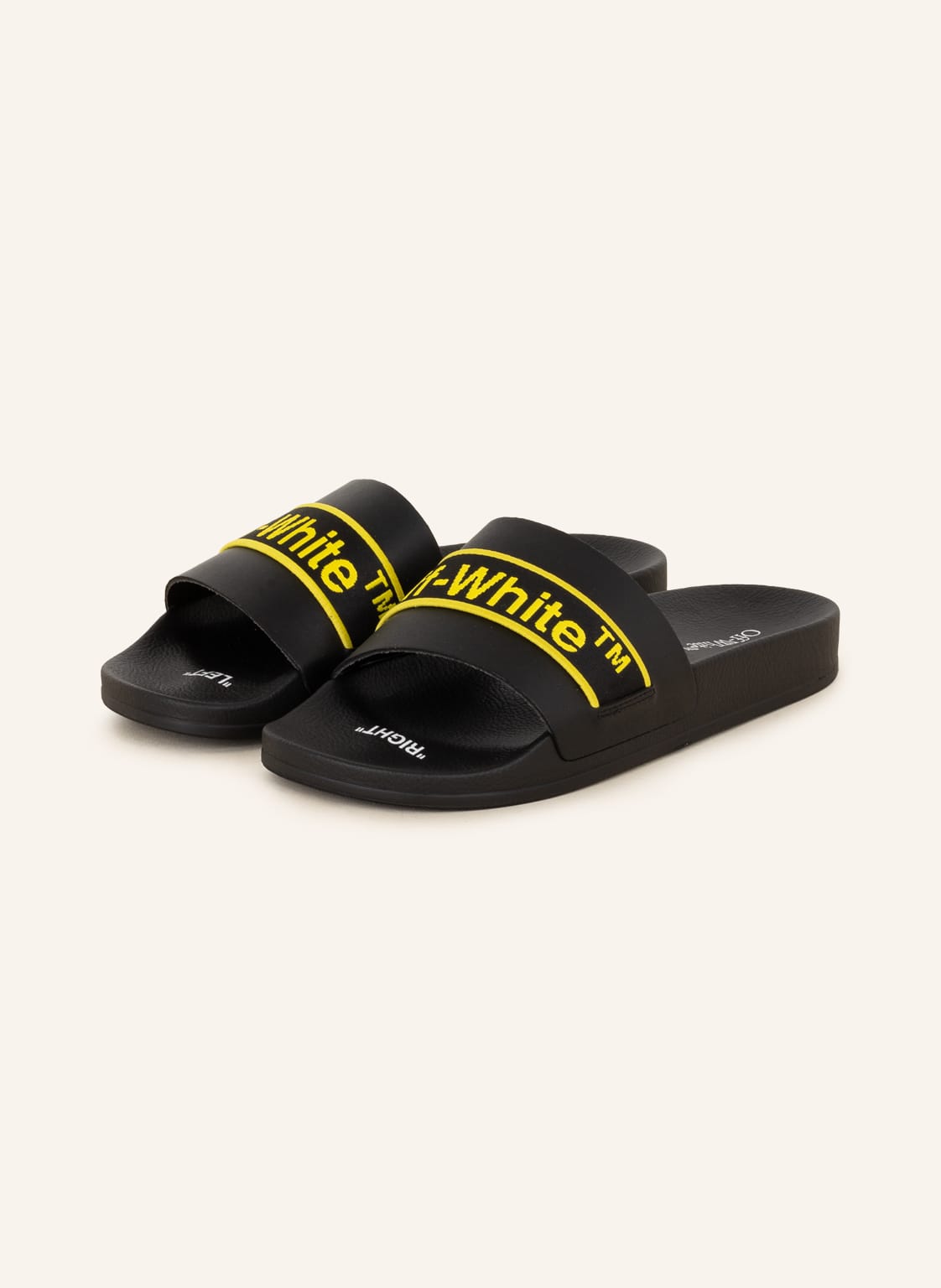 Image of Off-White Pantoletten schwarz