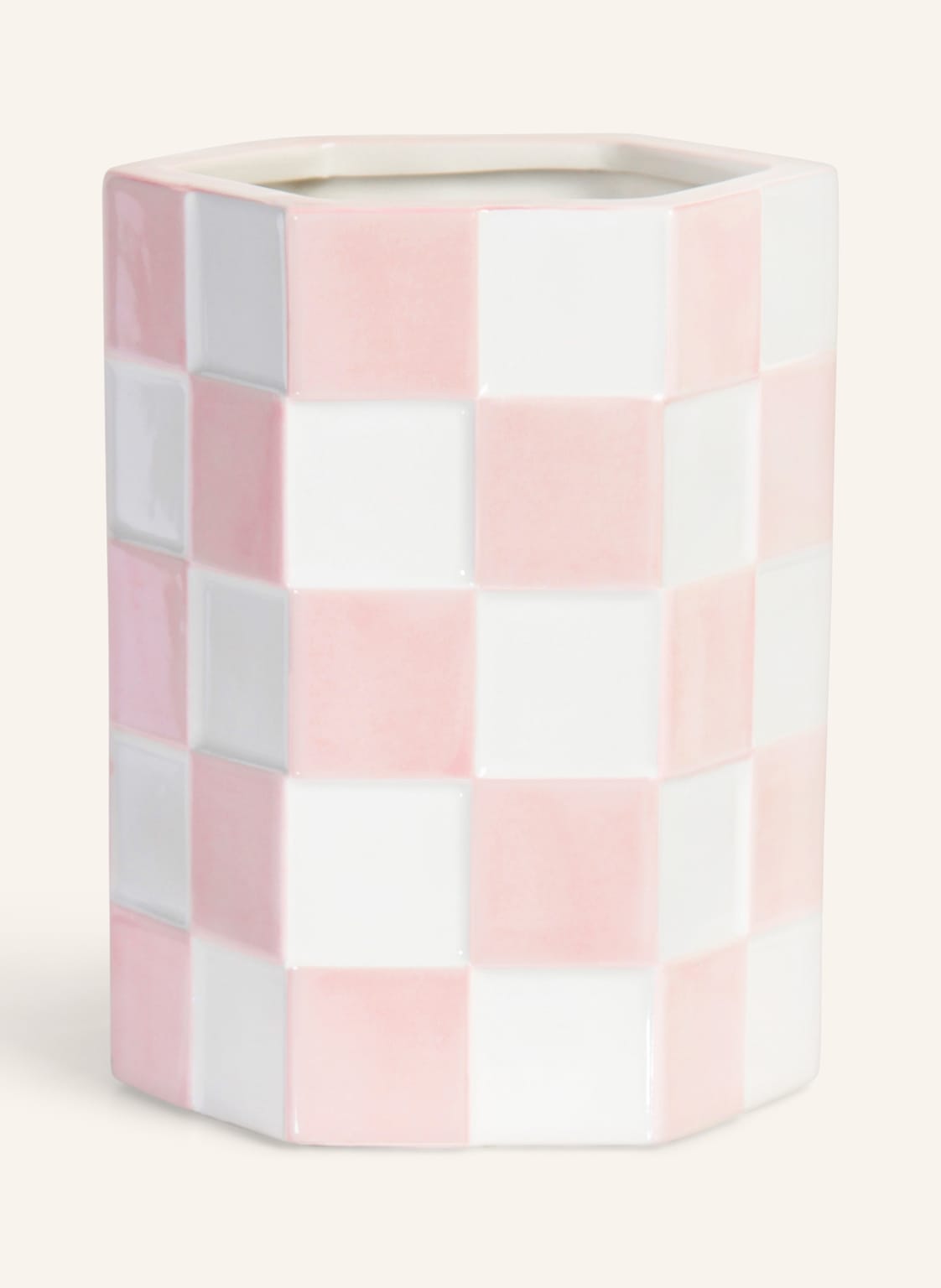 Image of &K Amsterdam Vase Vichy pink