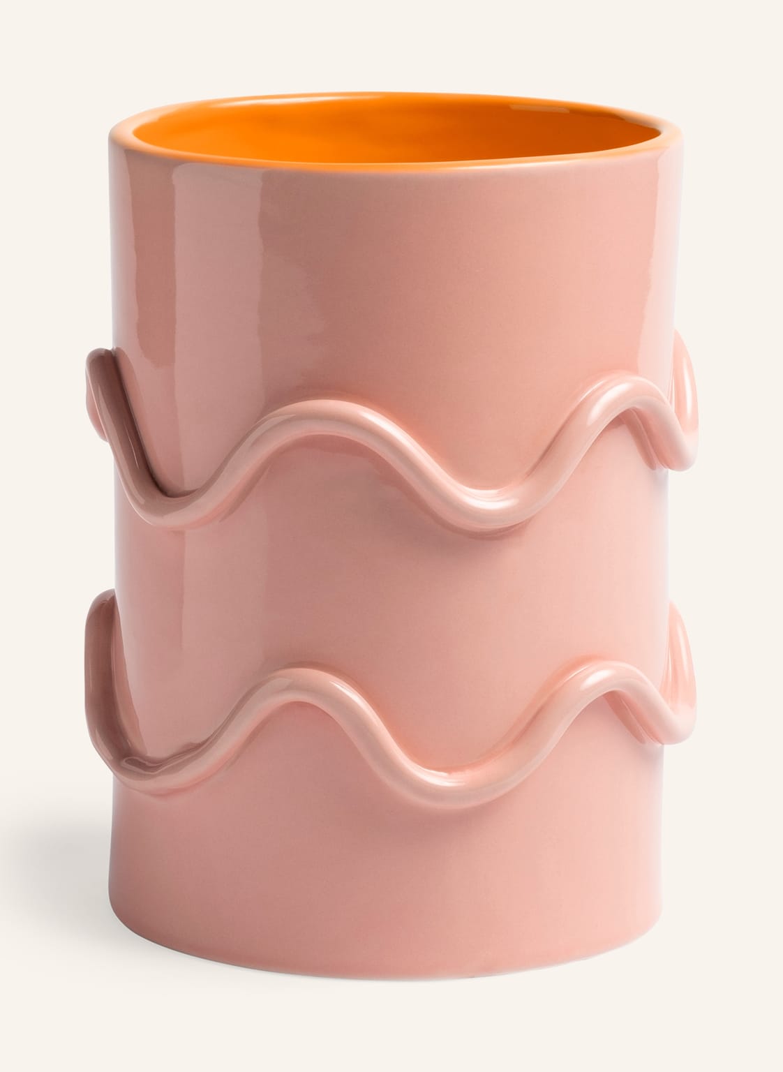 Image of &K Amsterdam Vase Wavy pink