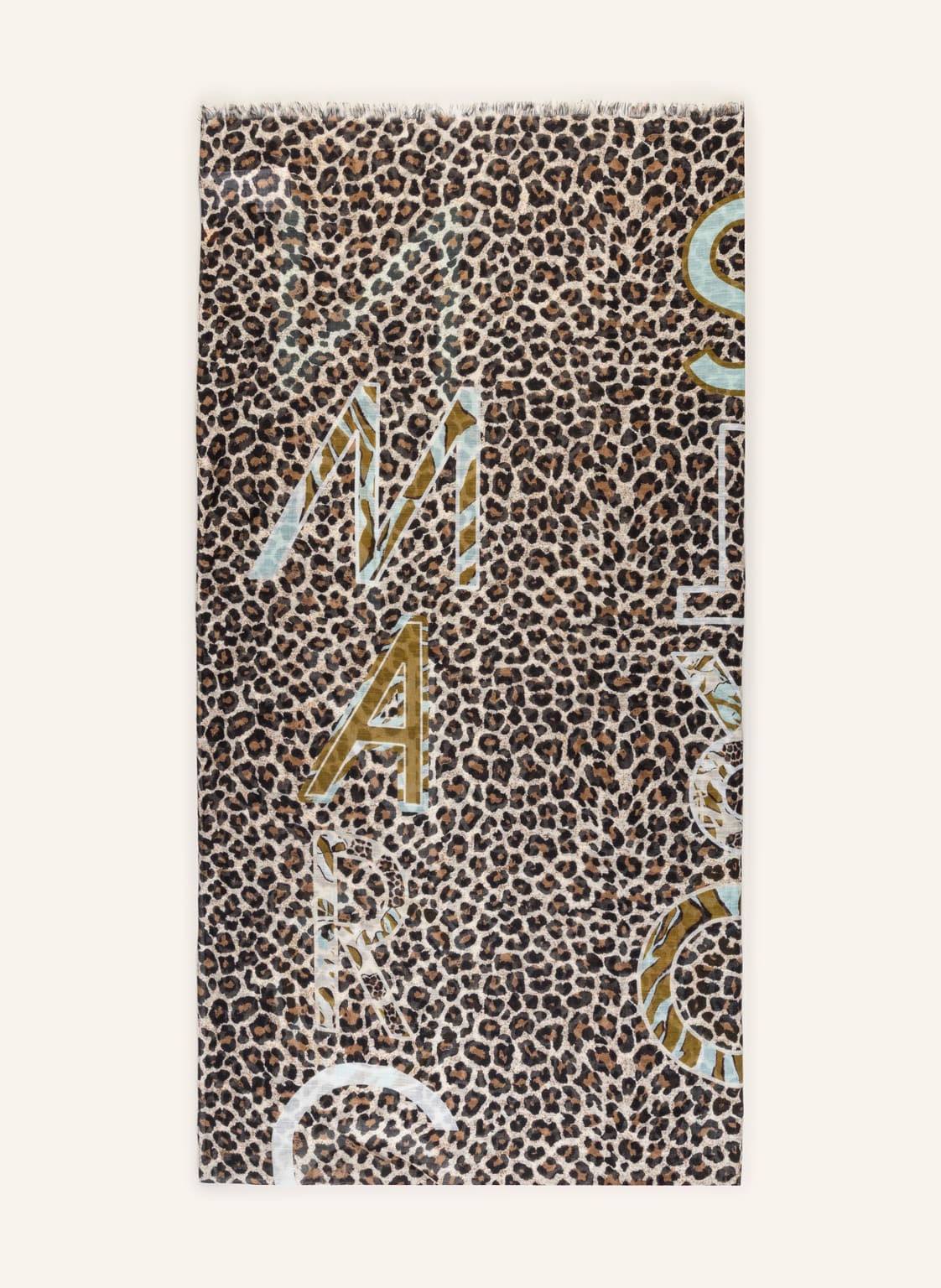 Image of Marc Cain Schal Mit Leinen beige