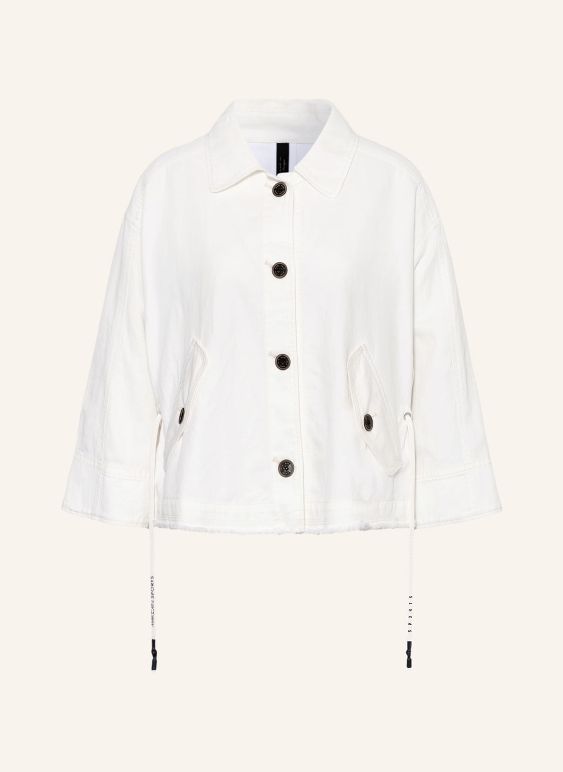 Image of Marc Cain Overshirt Mit Leinen weiss