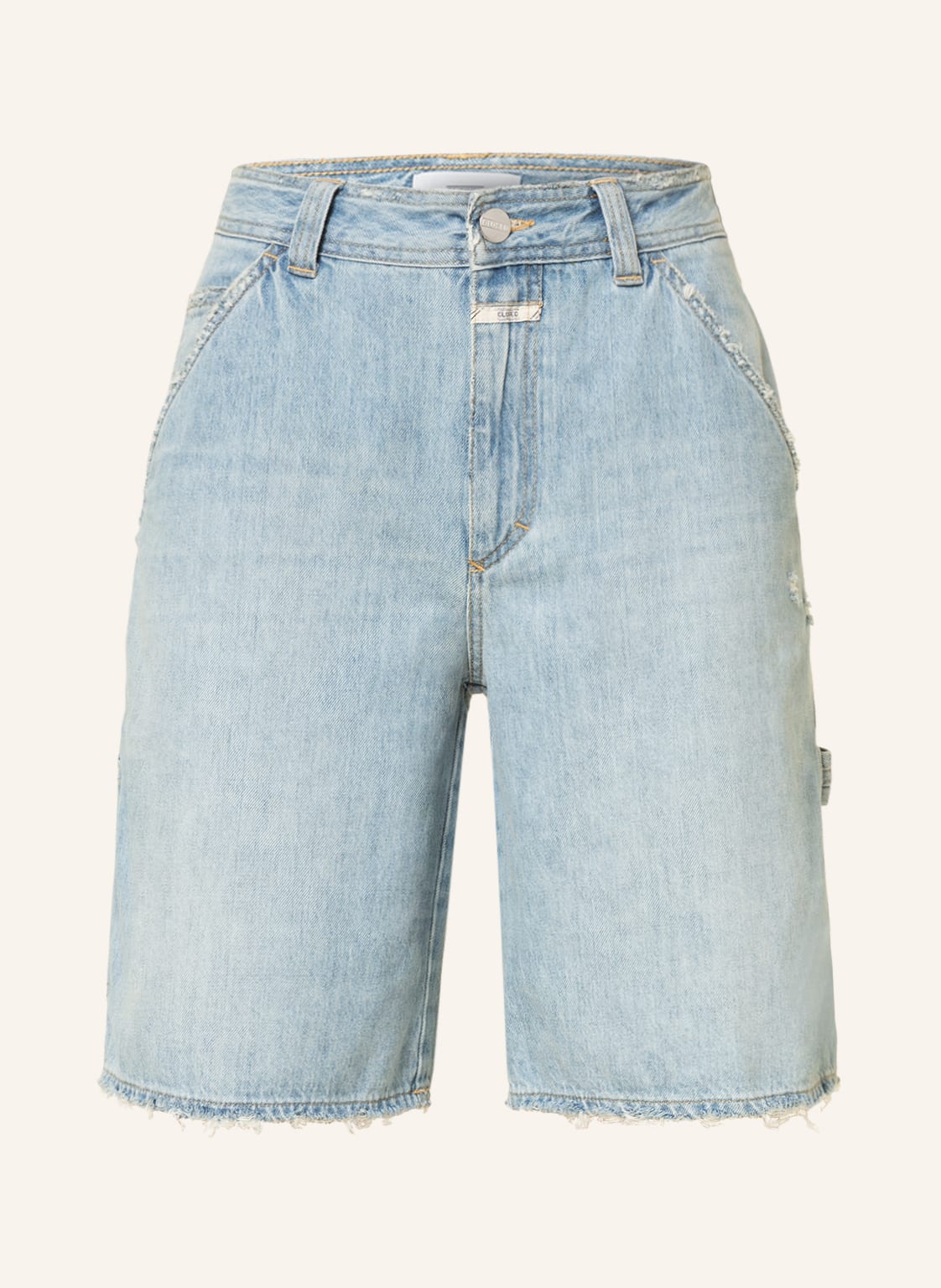 Image of Closed Jeansshorts Naina blau