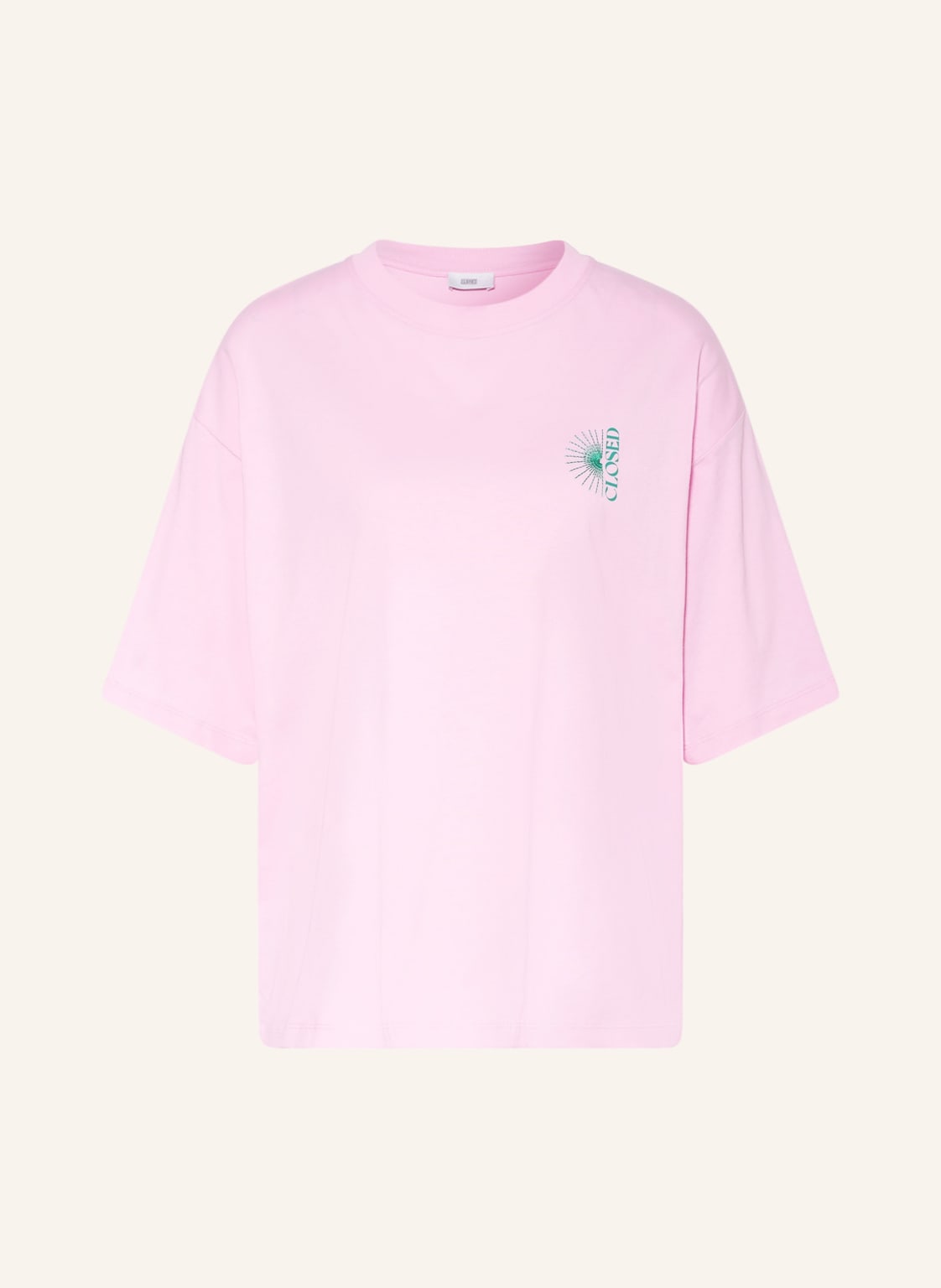 Image of Closed Oversized-Shirt pink
