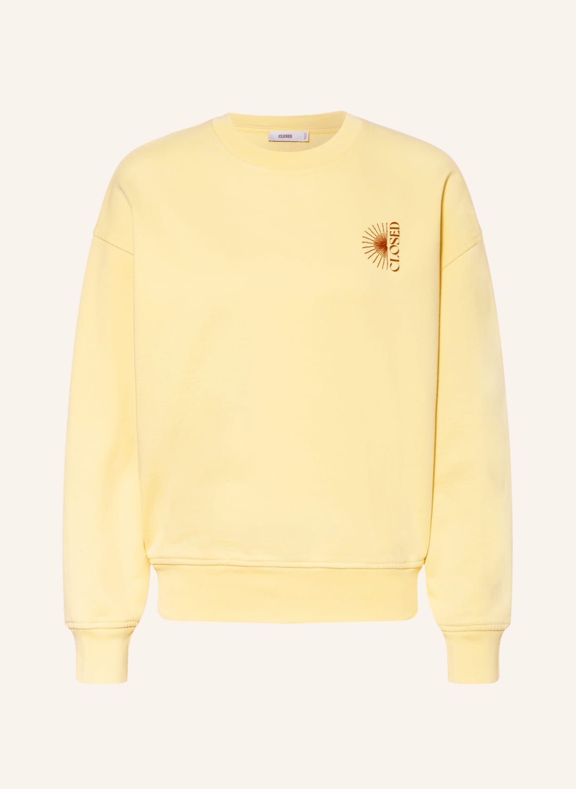 Image of Closed Sweatshirt gelb