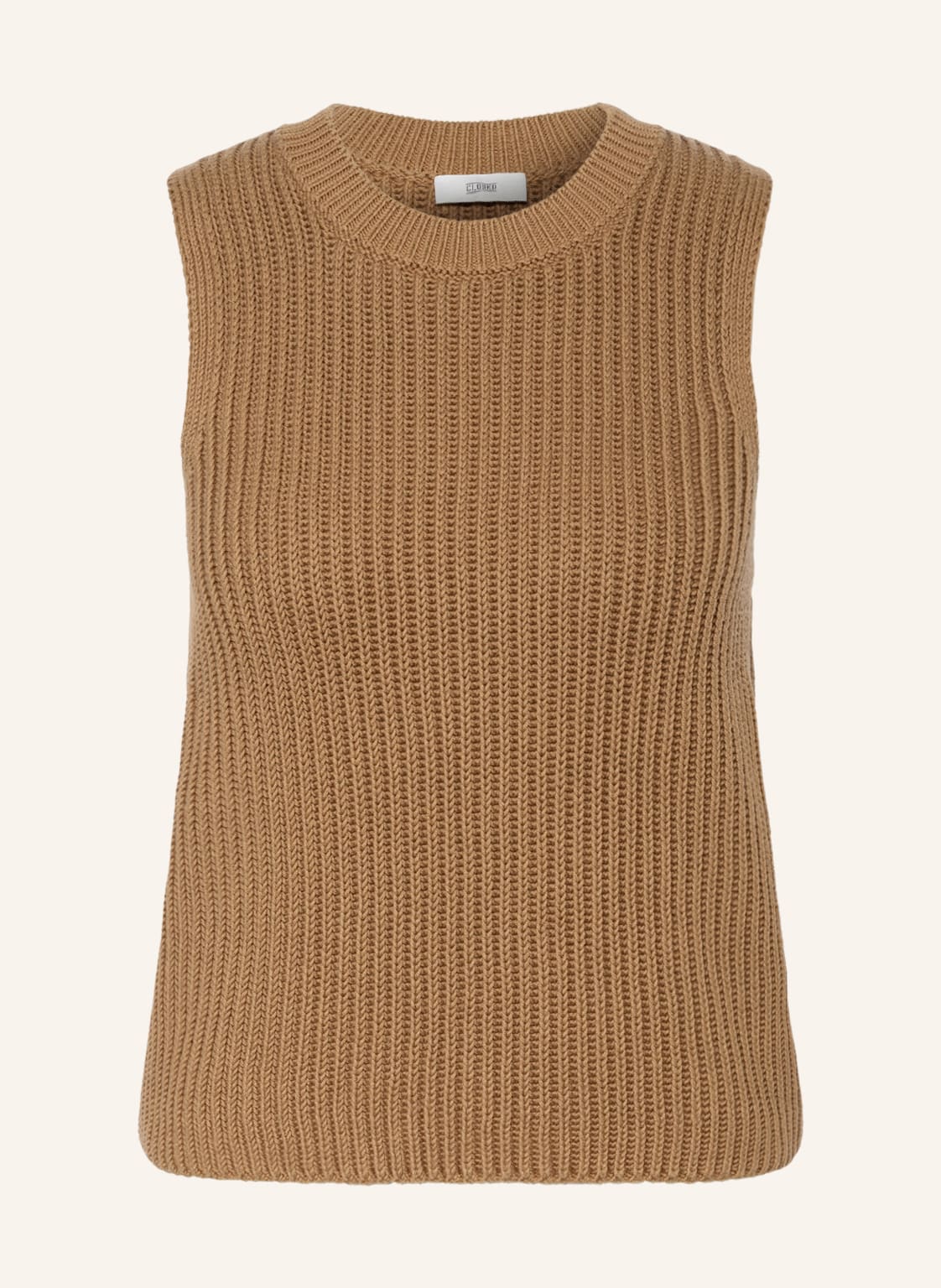 Image of Closed Stricktop beige