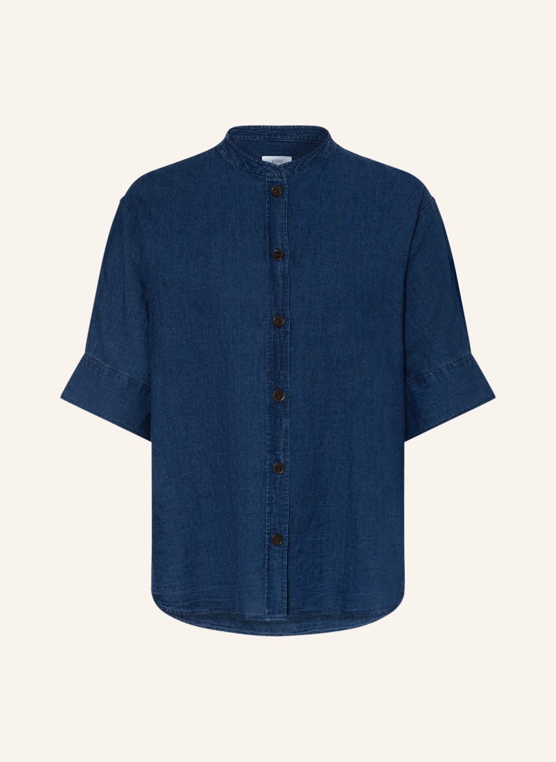 Image of Closed Bluse blau