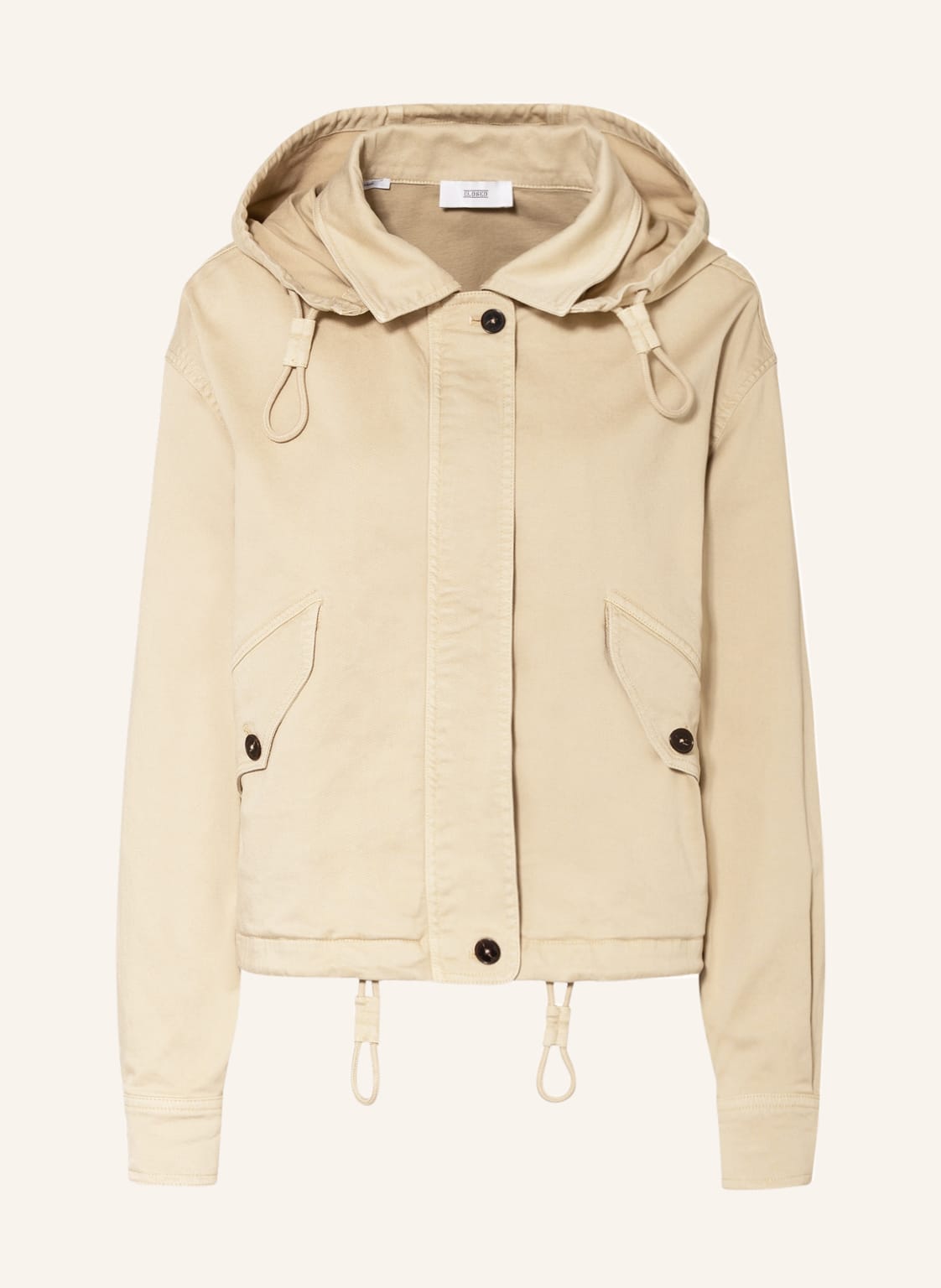 Image of Closed Jacke Mit Abnehmbarer Kapuze beige