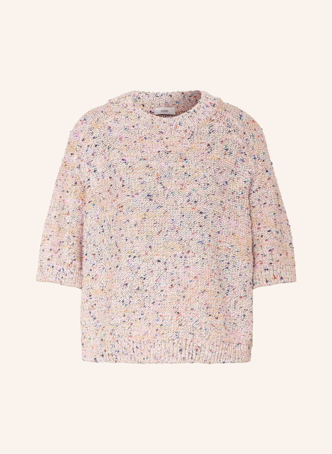 Image of Closed Pullover Mit 3/4-Arm beige