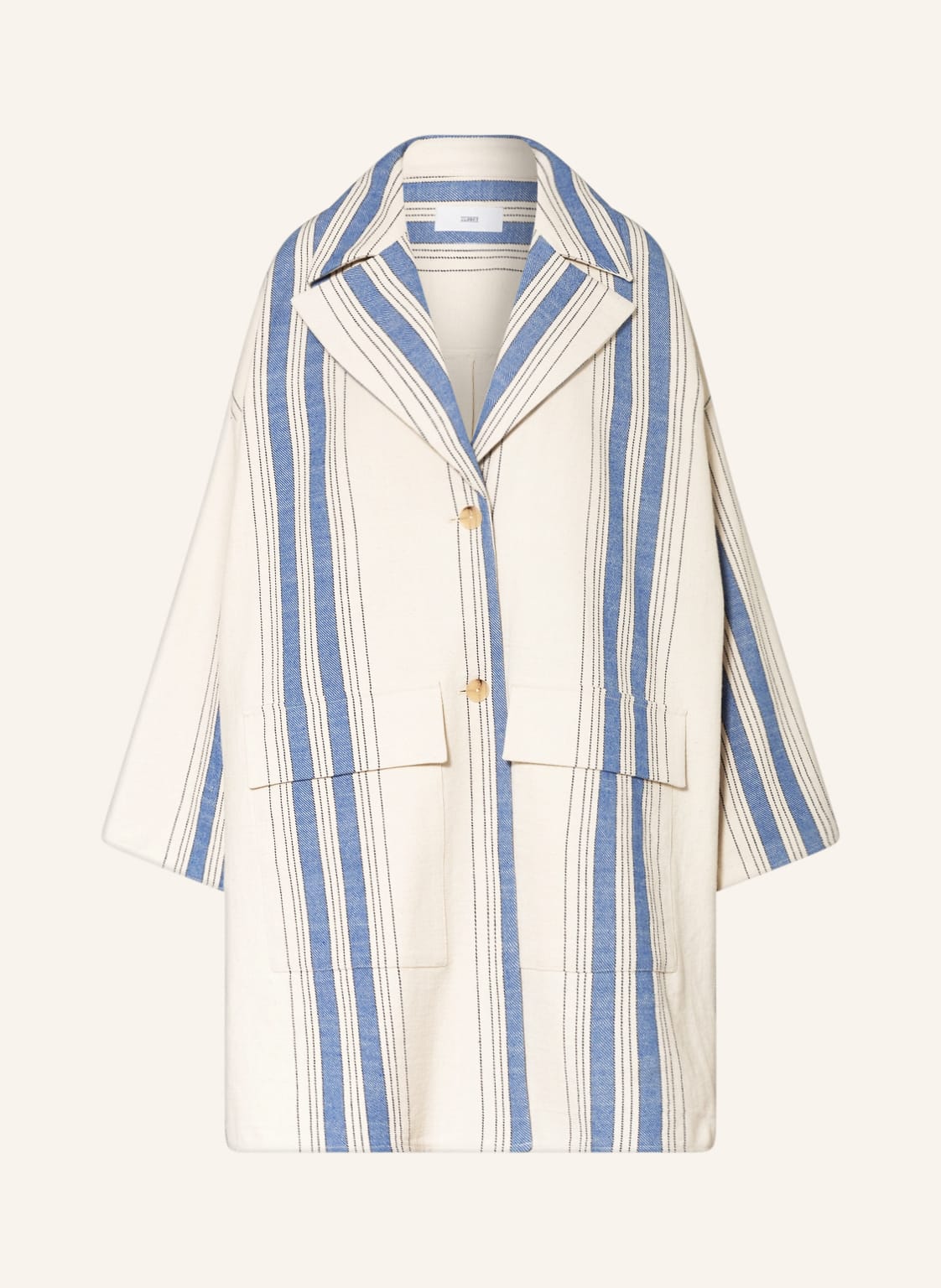 Image of Closed Oversized-Mantel weiss