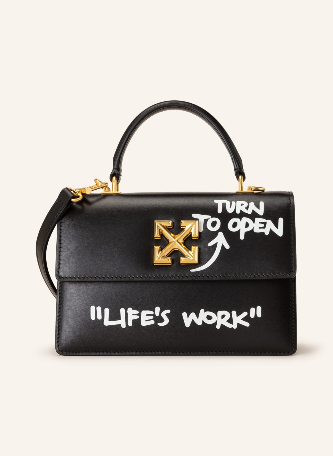 Image of Off-White Handtasche Jitney schwarz