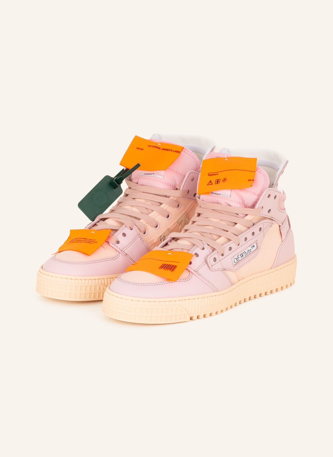 Image of Off-White Hightop-Sneaker Off Court pink