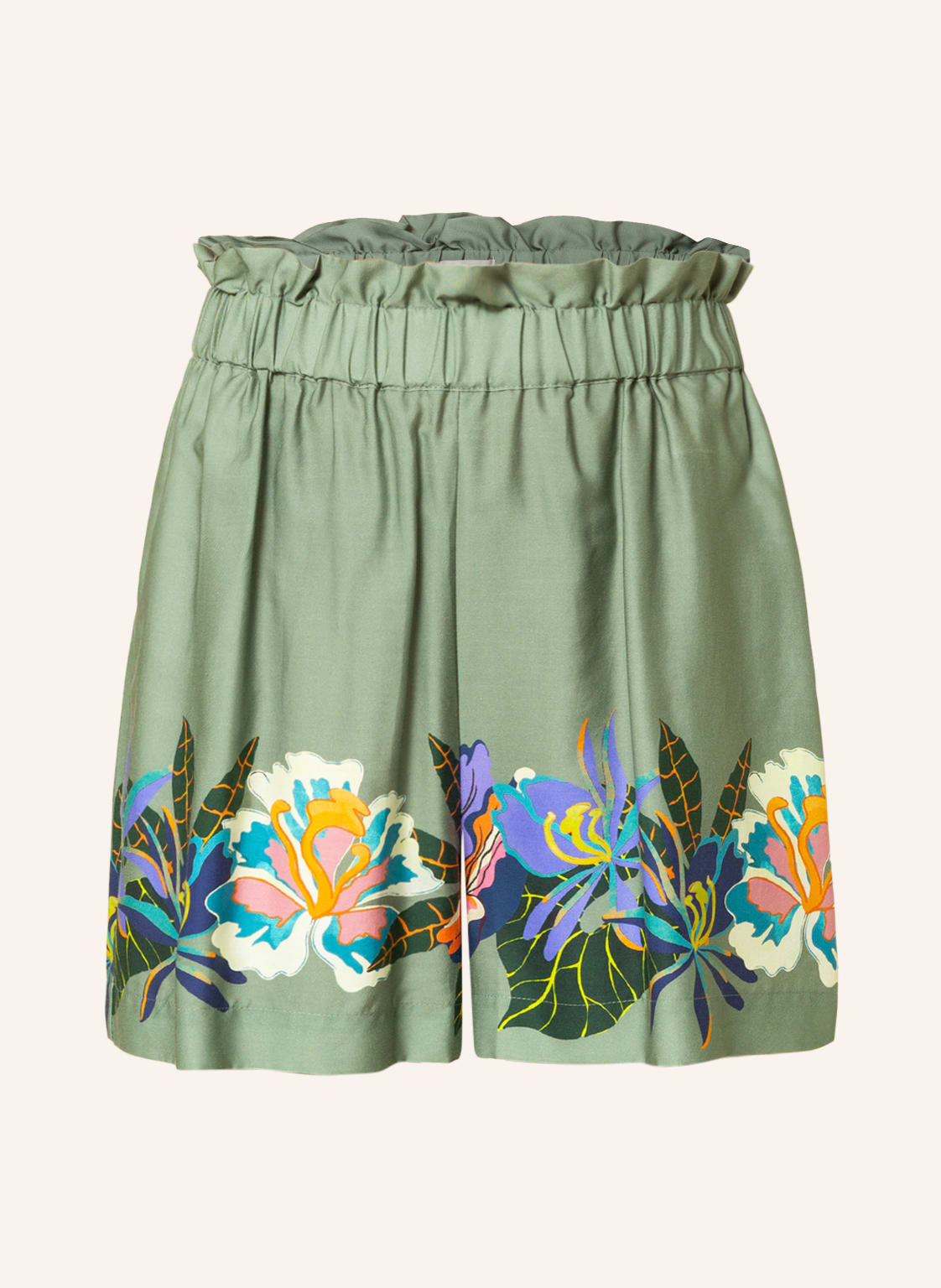 Image of Scotch & Soda Paperbag-Shorts gruen
