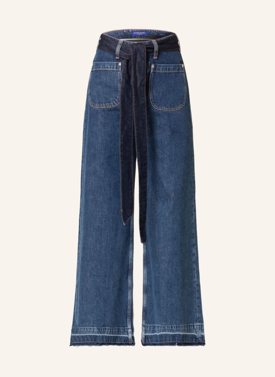 Image of Scotch & Soda Flared Jeans The Wave blau