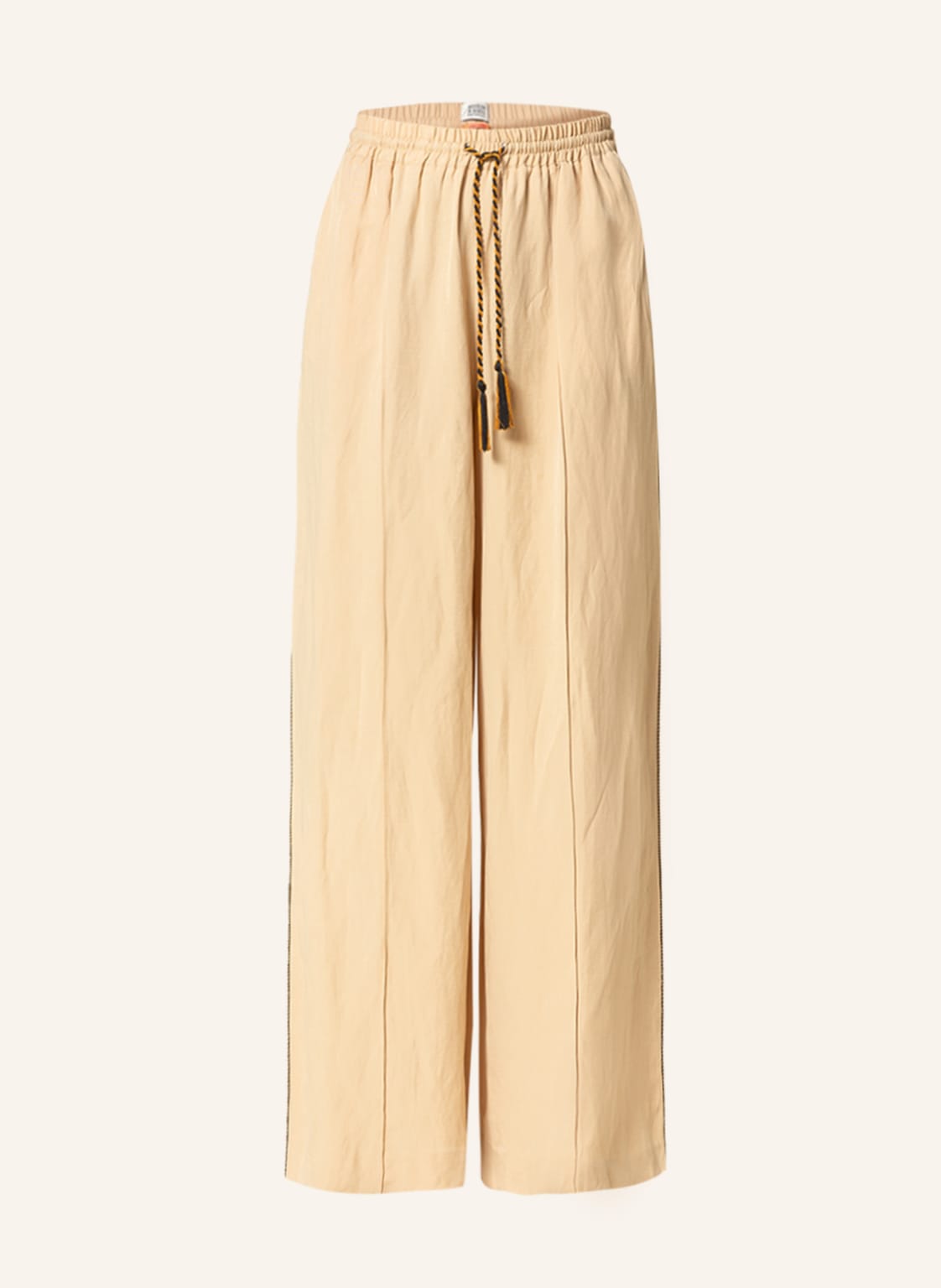 Image of Scotch & Soda Marlenehose The Hope Mit Leinen beige