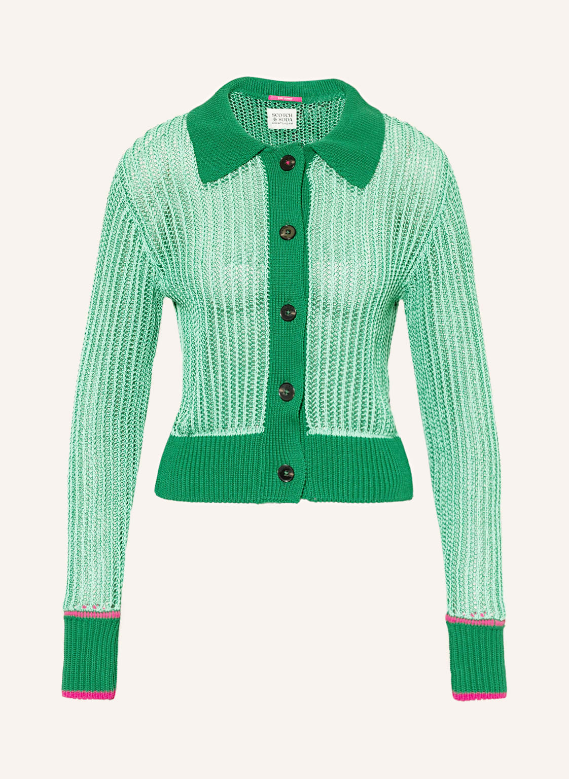 Image of Scotch & Soda Strickjacke gruen