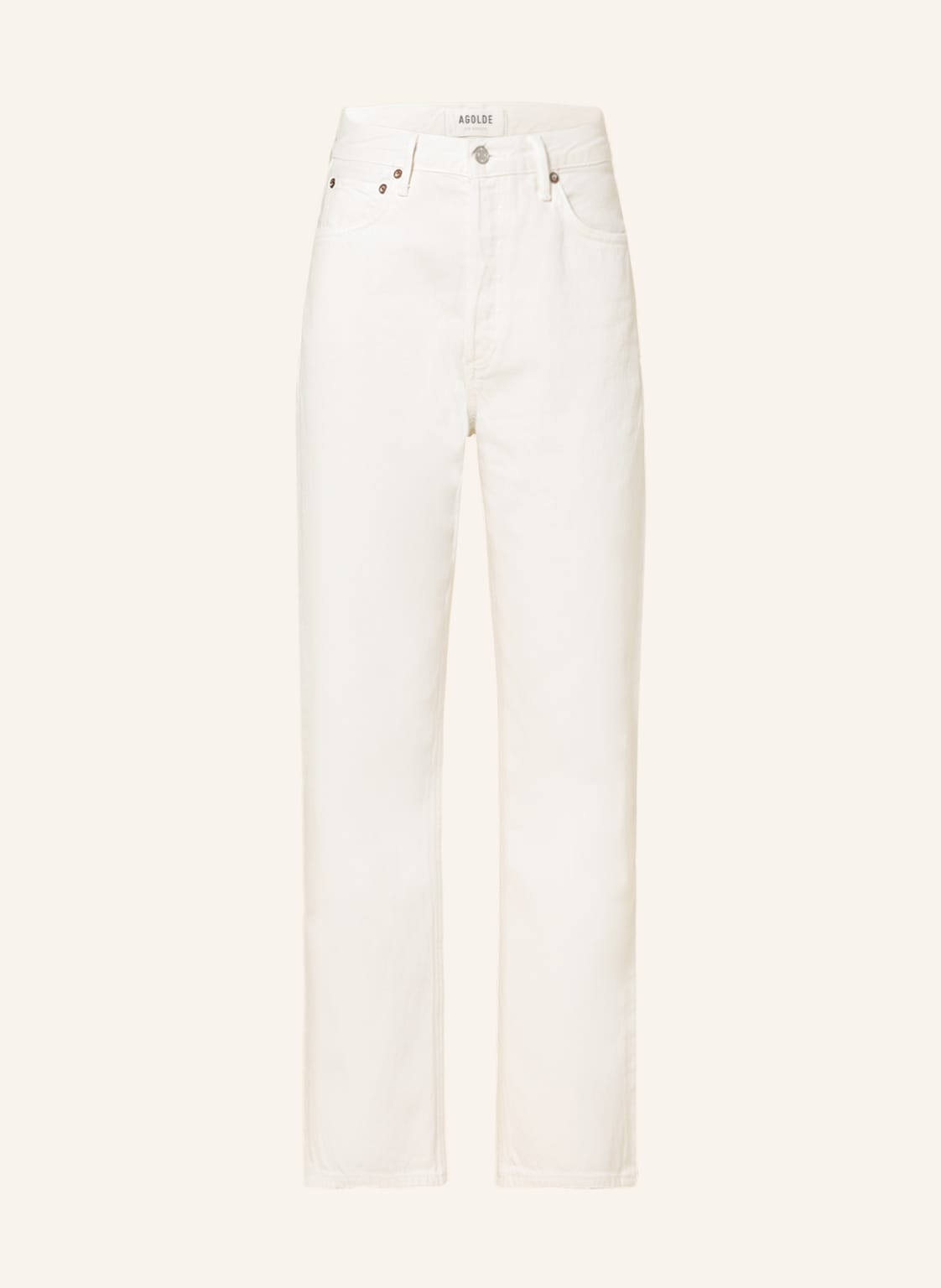 Image of Agolde Straight Jeans 90s Pinch Waist weiss