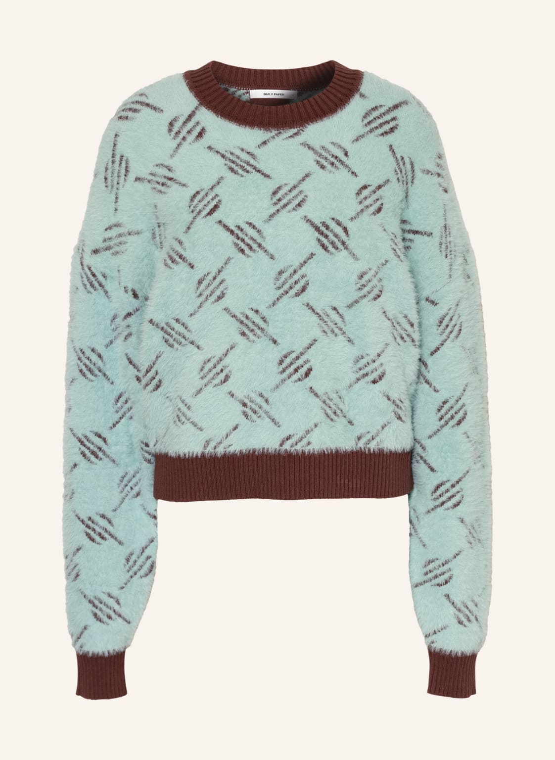 Image of Daily Paper Oversized-Pullover Holle blau