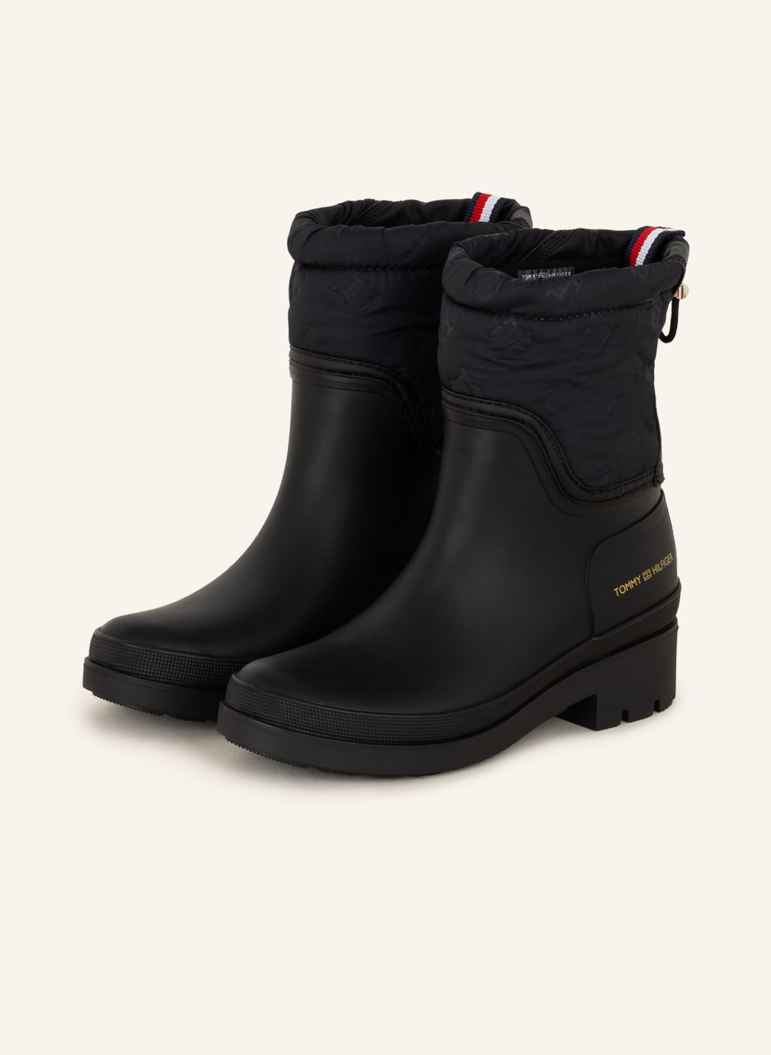 Image of Tommy Hilfiger Gummi-Boots schwarz
