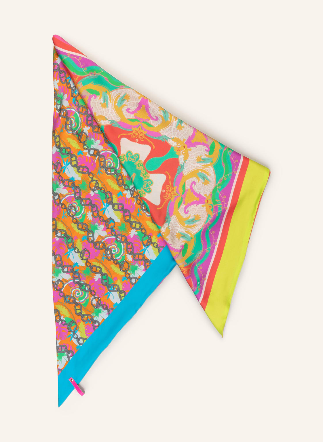 Image of Mucho Gusto Dreieckstuch St. Tropez Aus Seide pink