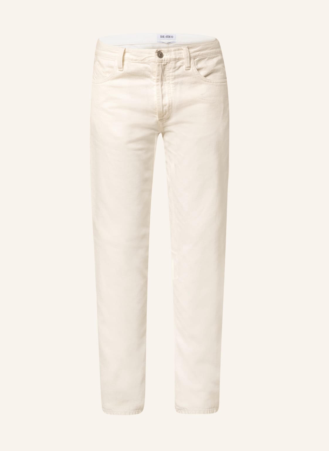 Image of The Attico Mom Jeans Boyfriend weiss