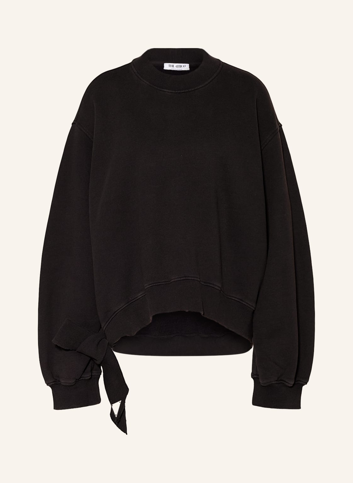 Image of The Attico Sweatshirt Pet schwarz